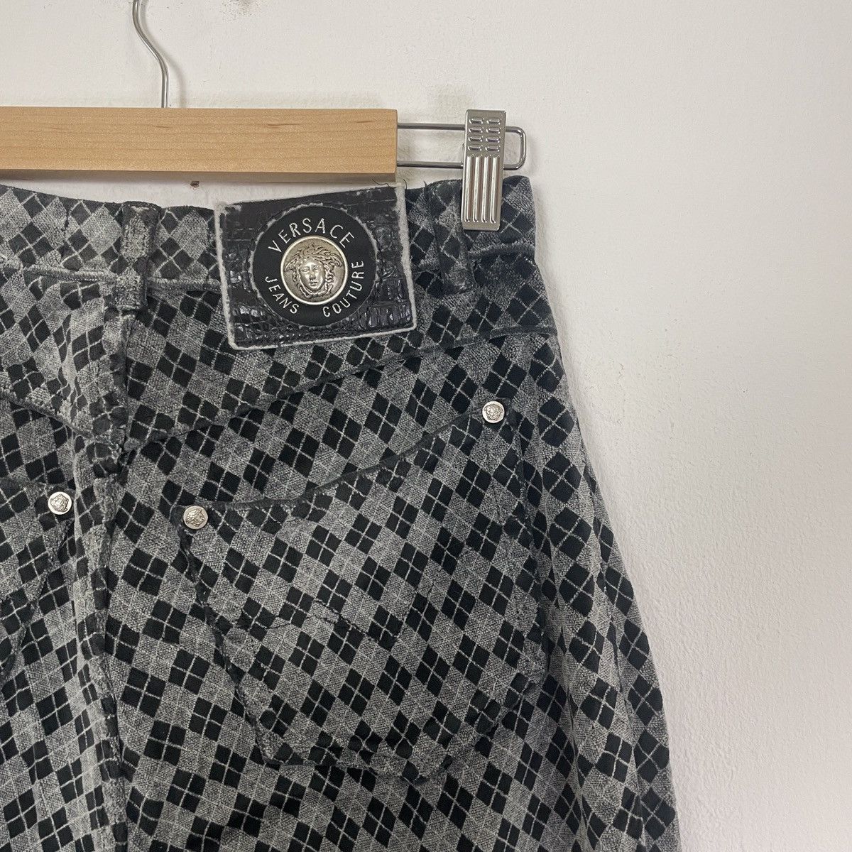 Versace Vintage Versace Jeans Couture Monogram Casual Pants Size 25" / US 0 / IT 36 - 14 Thumbnail