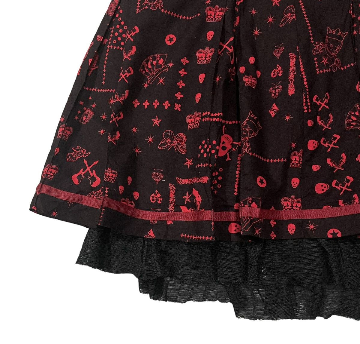 Hysteric Glamour 🇯🇵Putumayo Seditionaries Punk Gothic Mini Skirt Size 26" / US 2 / IT 38 - 4 Thumbnail