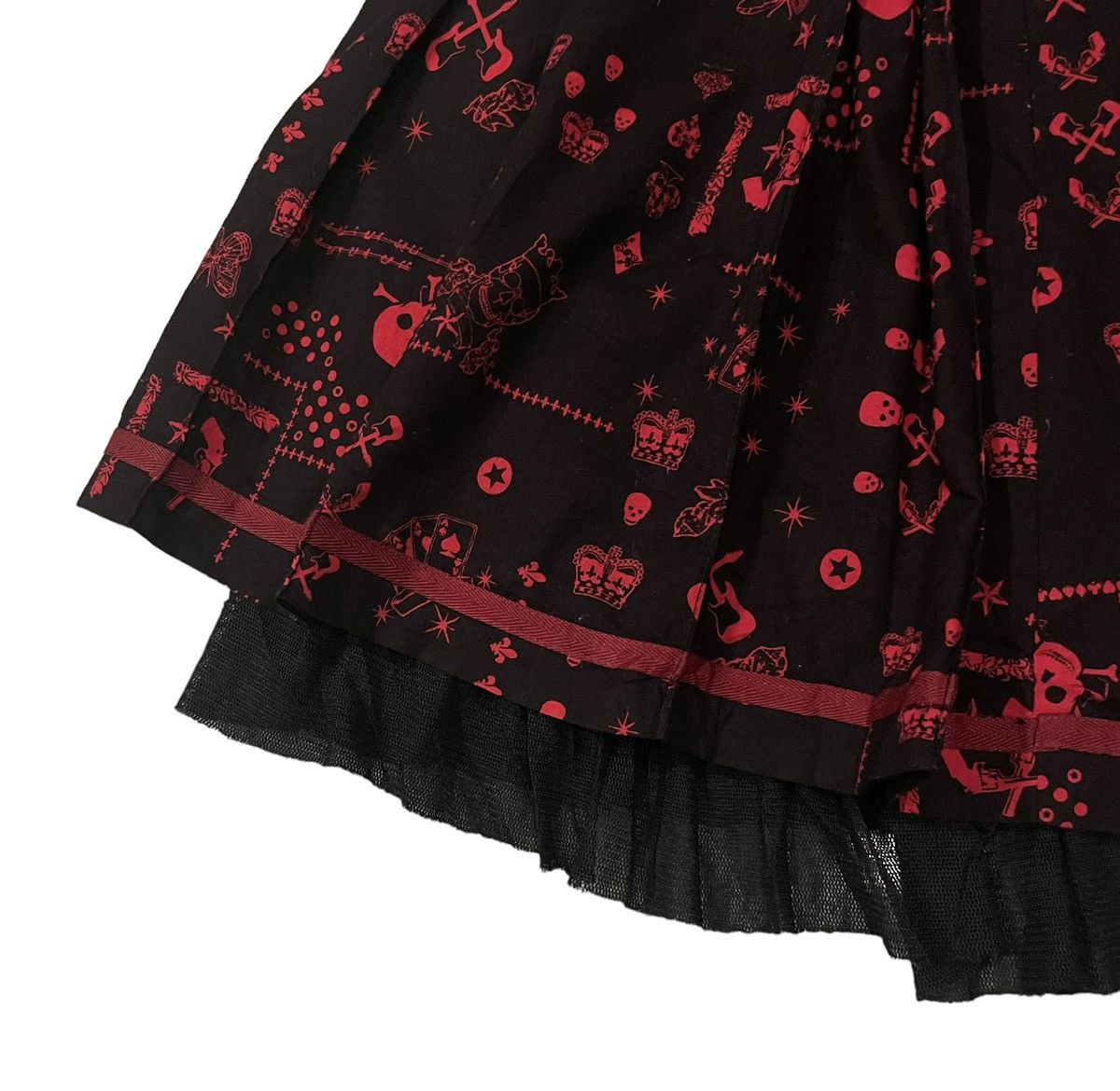Hysteric Glamour 🇯🇵Putumayo Seditionaries Punk Gothic Mini Skirt Size 26" / US 2 / IT 38 - 8 Thumbnail