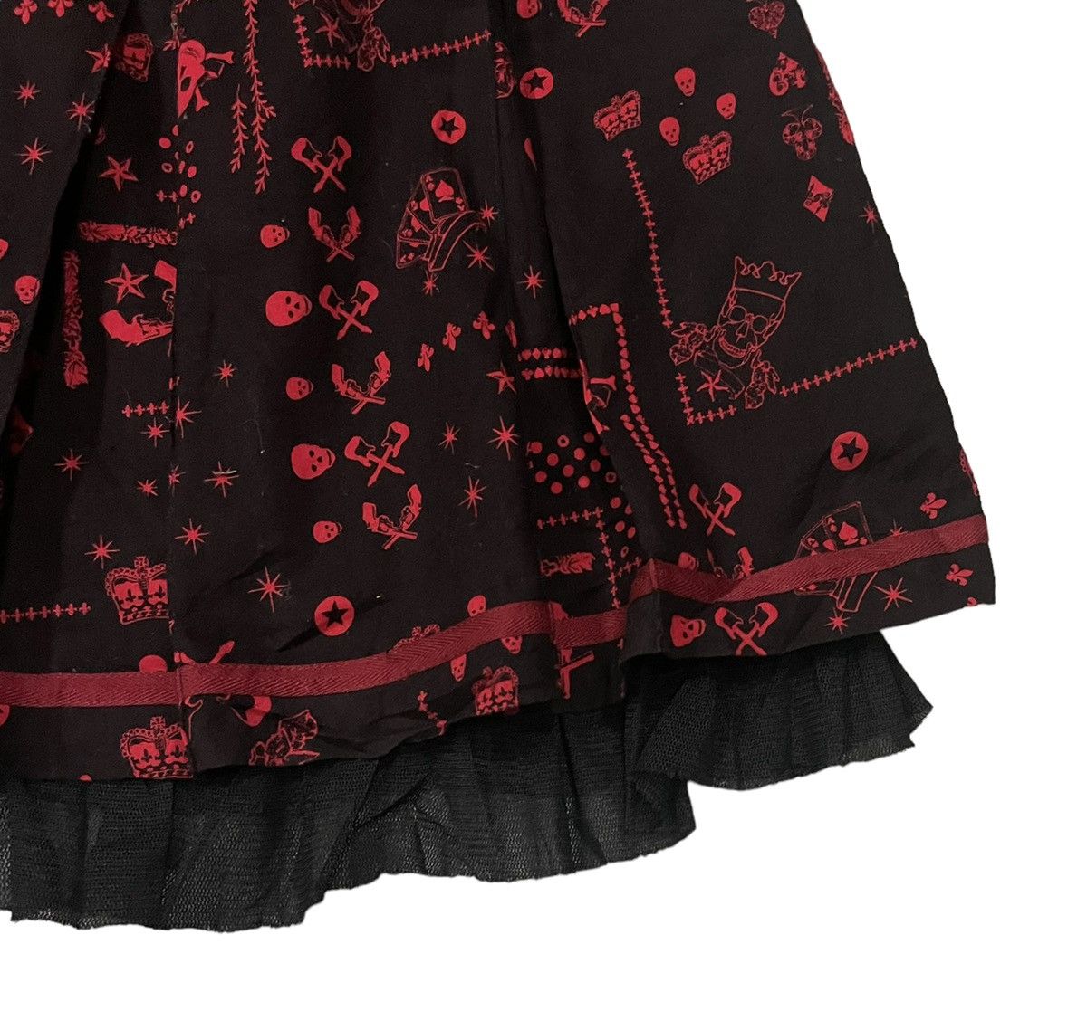 Hysteric Glamour 🇯🇵Putumayo Seditionaries Punk Gothic Mini Skirt Size 26" / US 2 / IT 38 - 7 Thumbnail