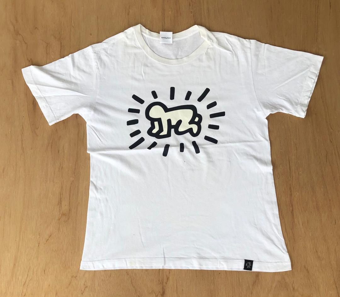 image of Tee Keith Haring B13 in White, Men's (Size Medium)