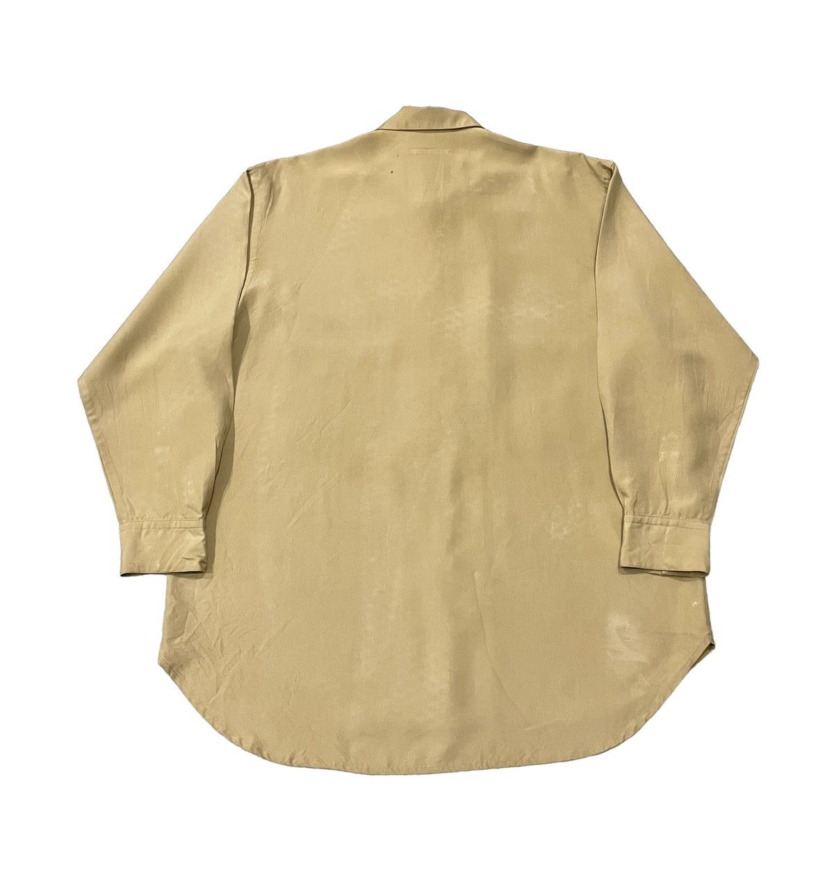 Yohji Yamamoto Vintage 80’s Y’s Yohji Yamamoto Silk Buttons Up Shirt Size US XL / EU 56 / 4 - 12 Thumbnail