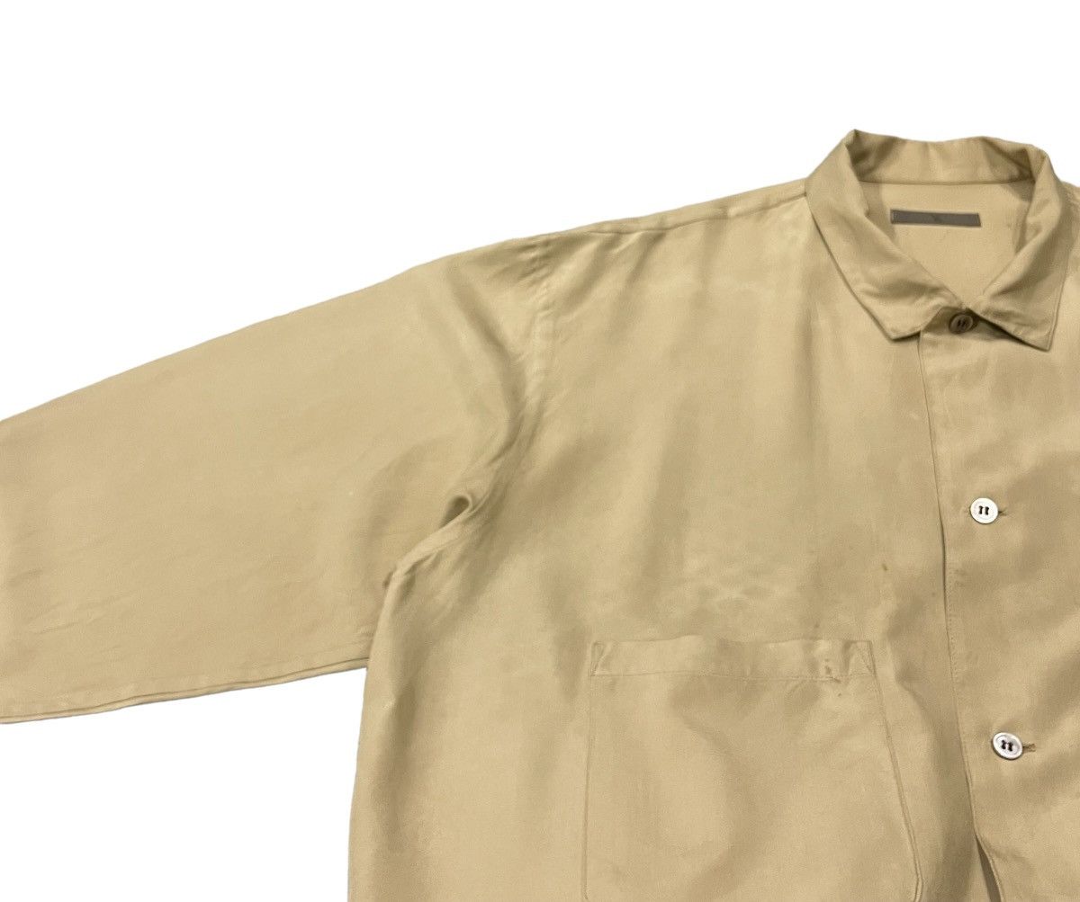 Yohji Yamamoto Vintage 80’s Y’s Yohji Yamamoto Silk Buttons Up Shirt Size US XL / EU 56 / 4 - 6 Thumbnail