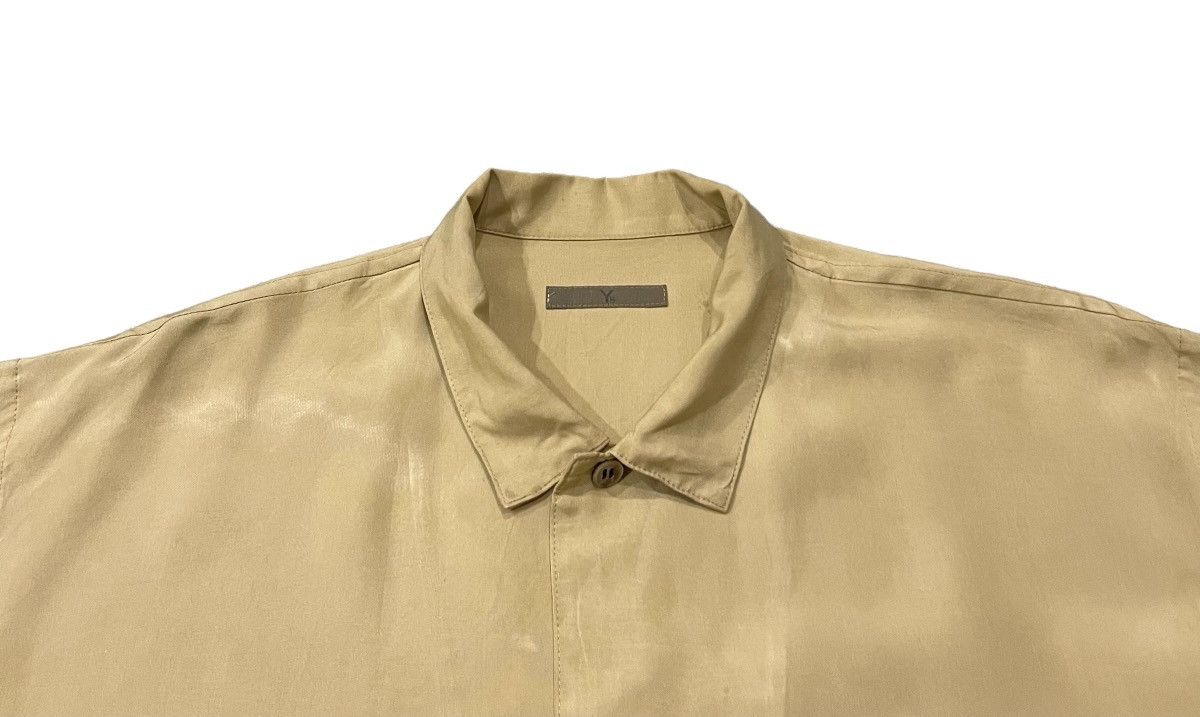Yohji Yamamoto Vintage 80’s Y’s Yohji Yamamoto Silk Buttons Up Shirt Size US XL / EU 56 / 4 - 9 Thumbnail