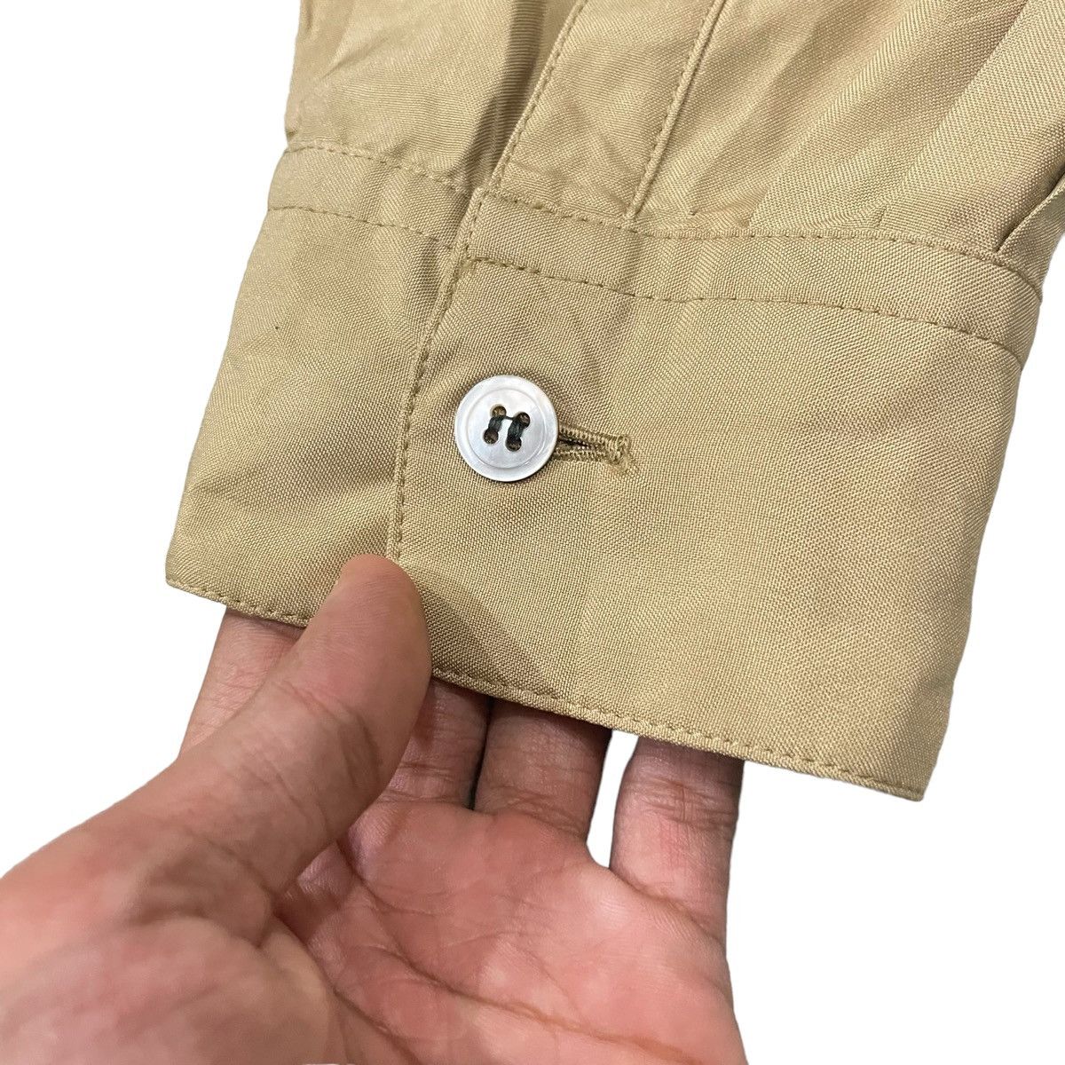 Yohji Yamamoto Vintage 80’s Y’s Yohji Yamamoto Silk Buttons Up Shirt Size US XL / EU 56 / 4 - 10 Thumbnail