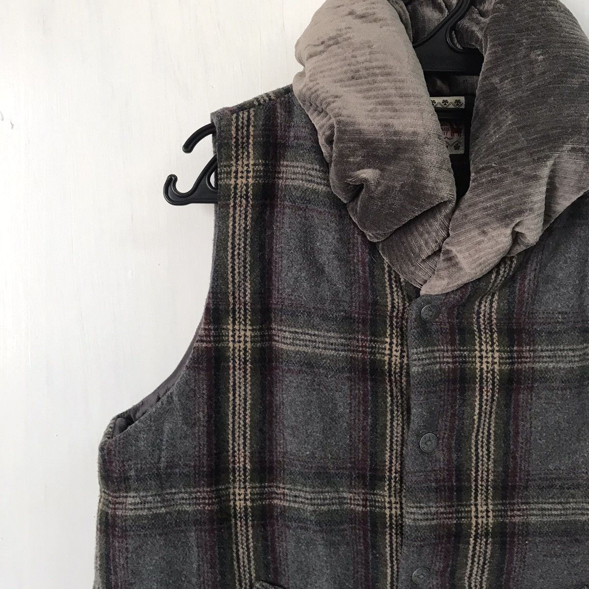 Japanese Brand 💥Steals💥Titicaca Check Art Fleece Vest Size US M / EU 48-50 / 2 - 3 Thumbnail