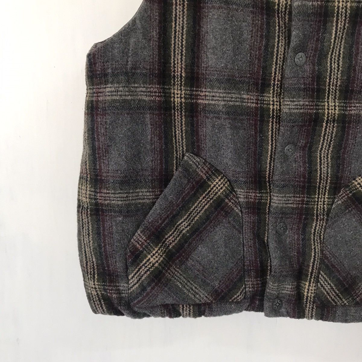 Japanese Brand 💥Steals💥Titicaca Check Art Fleece Vest Size US M / EU 48-50 / 2 - 6 Thumbnail