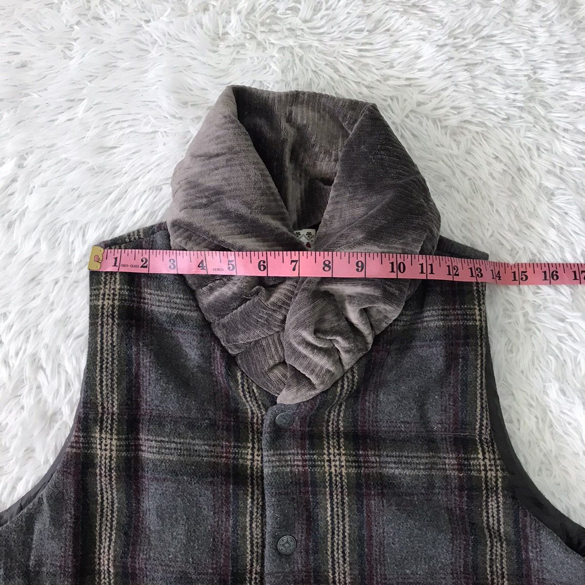 Japanese Brand 💥Steals💥Titicaca Check Art Fleece Vest Size US M / EU 48-50 / 2 - 18 Thumbnail