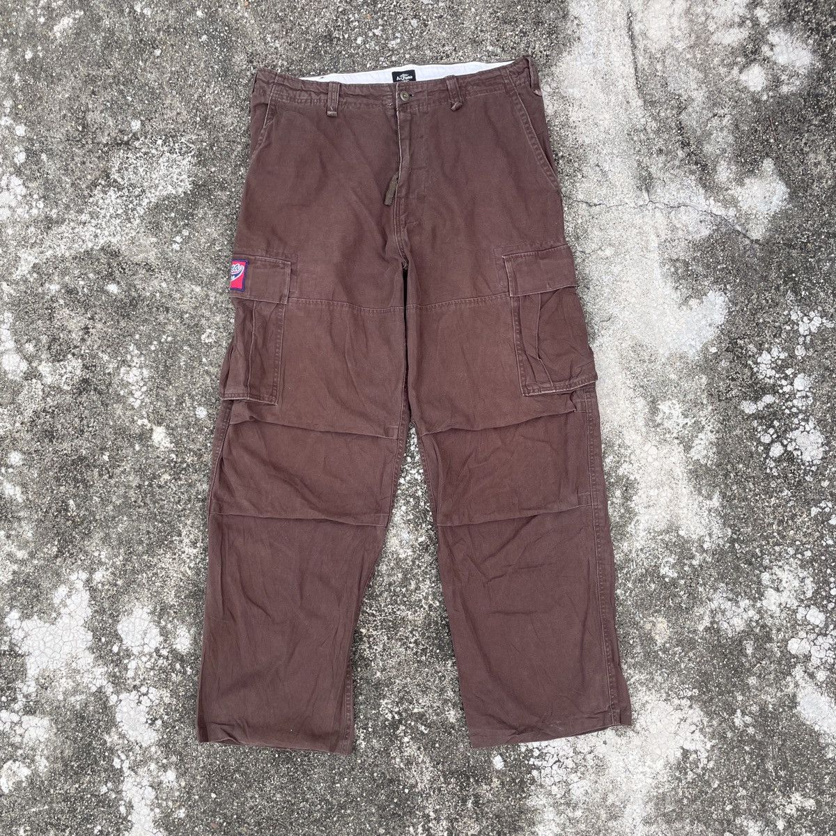 image of Vintage Arizona Utility Multipocket Tactical Cargo Pants in Chocolate, Men's (Size 34)