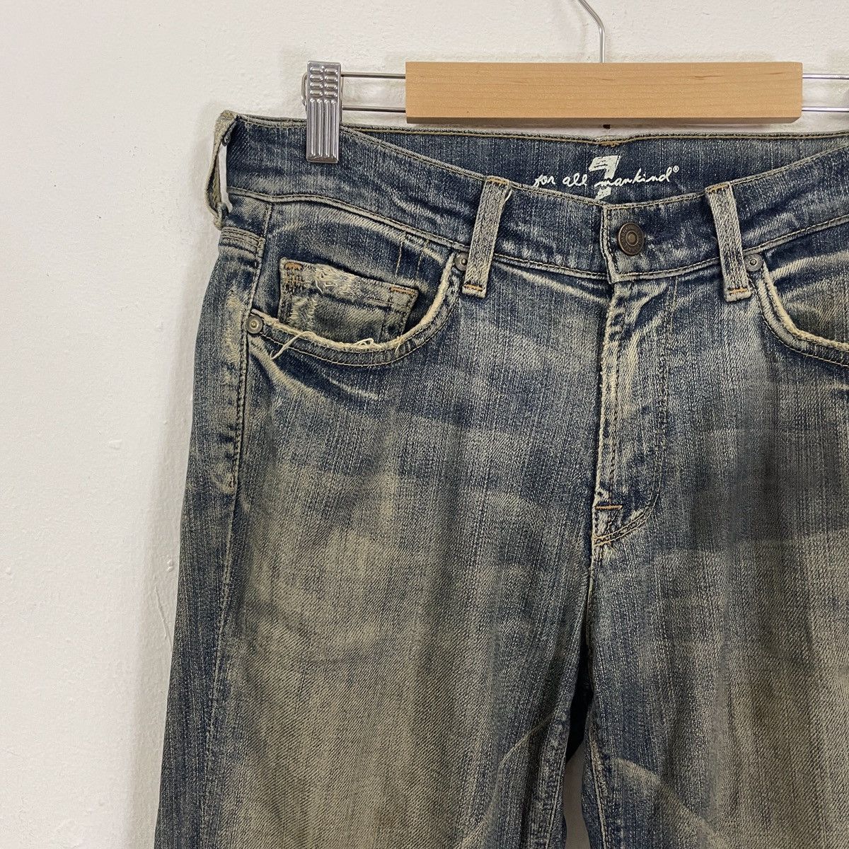 7 For All Mankind Vintage 7 For All Mankind Denim Jeans Size US 32 / EU 48 - 3 Thumbnail