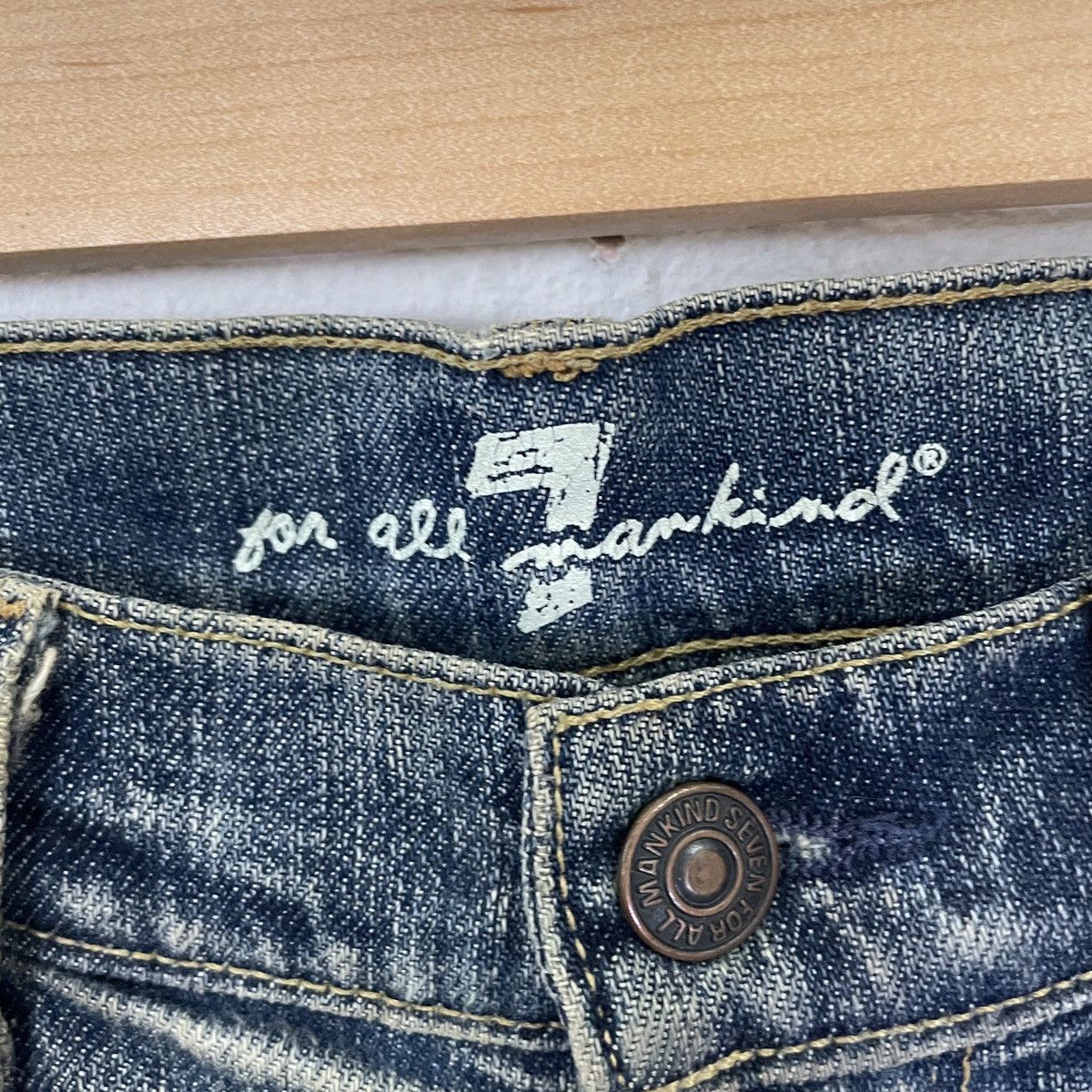 7 For All Mankind Vintage 7 For All Mankind Denim Jeans Size US 32 / EU 48 - 5 Thumbnail