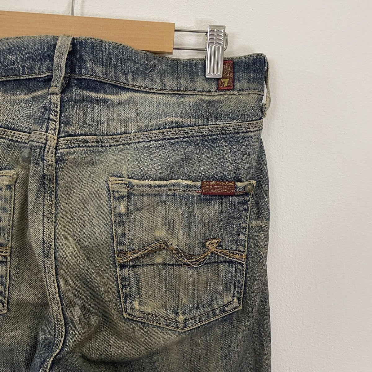 7 For All Mankind Vintage 7 For All Mankind Denim Jeans Size US 32 / EU 48 - 10 Thumbnail