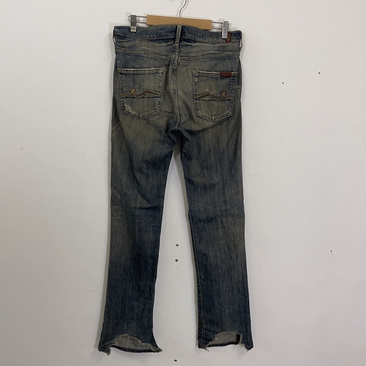 7 For All Mankind Vintage 7 For All Mankind Denim Jeans Size US 32 / EU 48 - 9 Thumbnail