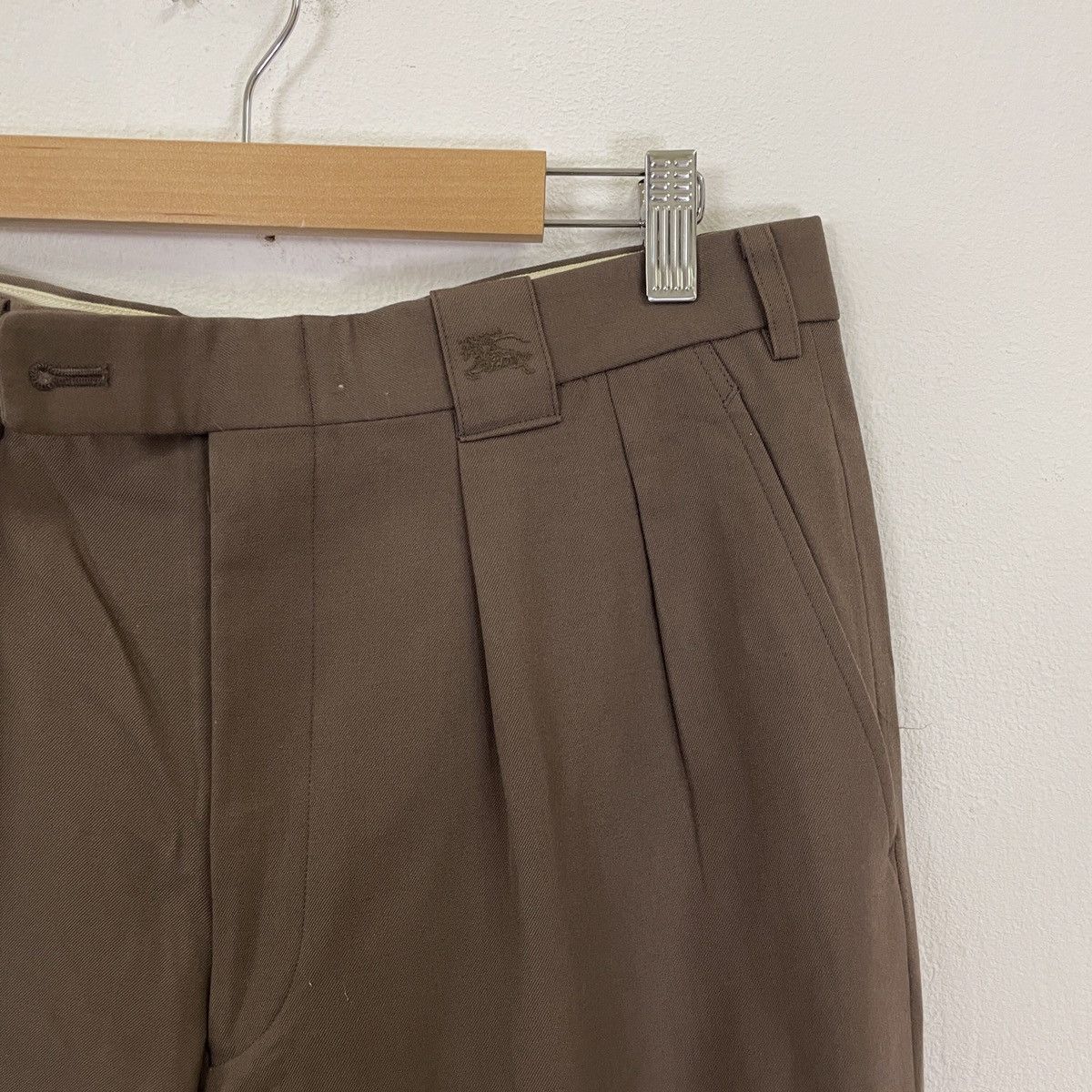 Burberry Vintage 90s Burberrys Embroidery Small Logo Chino Pants Size US 34 / EU 50 - 2 Thumbnail
