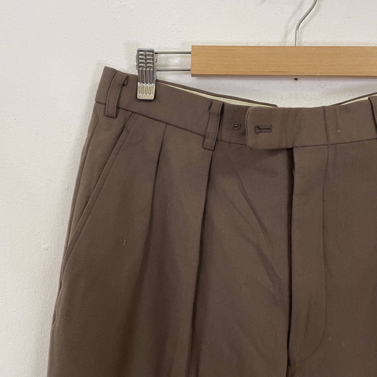 Burberry Vintage 90s Burberrys Embroidery Small Logo Chino Pants Size US 34 / EU 50 - 3 Thumbnail