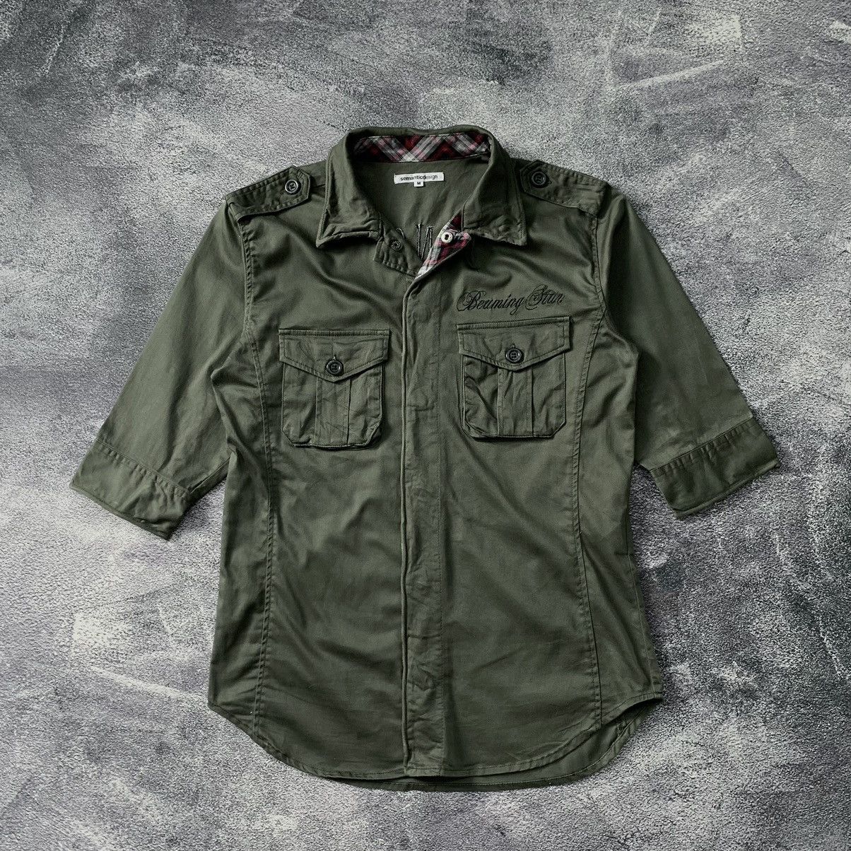 If Six Was Nine × Japanese Brand × Le Grande Bleu (L.G.B.) 🔥Semantic Design Luminouly embroidery Shirt Size US M / EU 48-50 / 2 - 3 Thumbnail