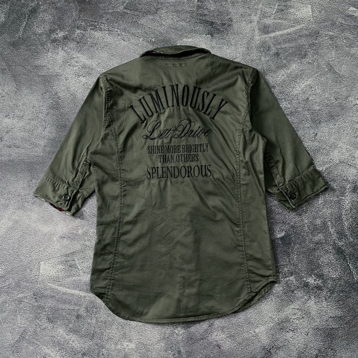 If Six Was Nine × Japanese Brand × Le Grande Bleu (L.G.B.) 🔥Semantic Design Luminouly embroidery Shirt Size US M / EU 48-50 / 2 - 1 Thumbnail
