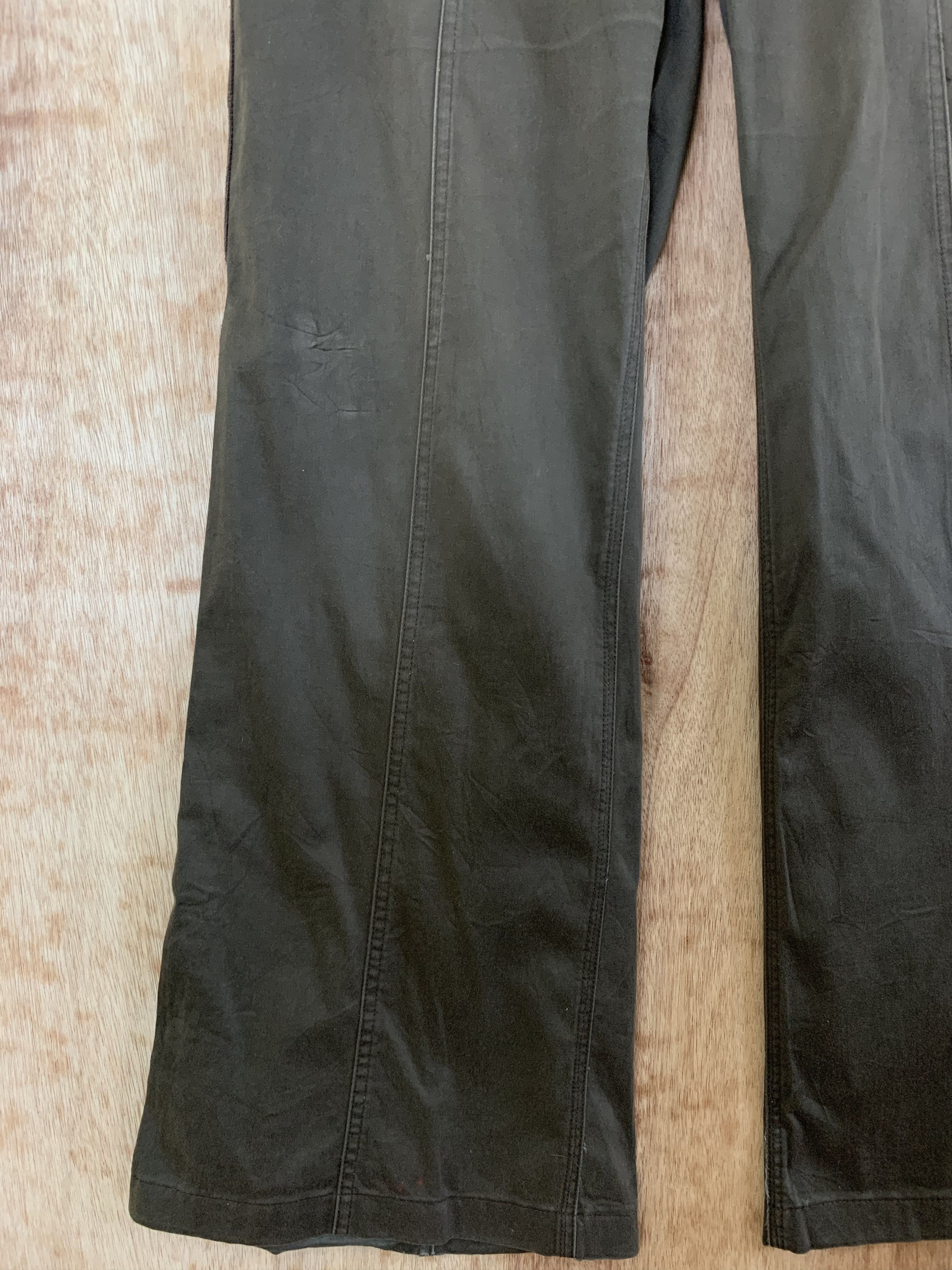 If Six Was Nine Flared Brush Brown Soft Pants Double Knee Vintage Size US 28 / EU 44 - 7 Thumbnail