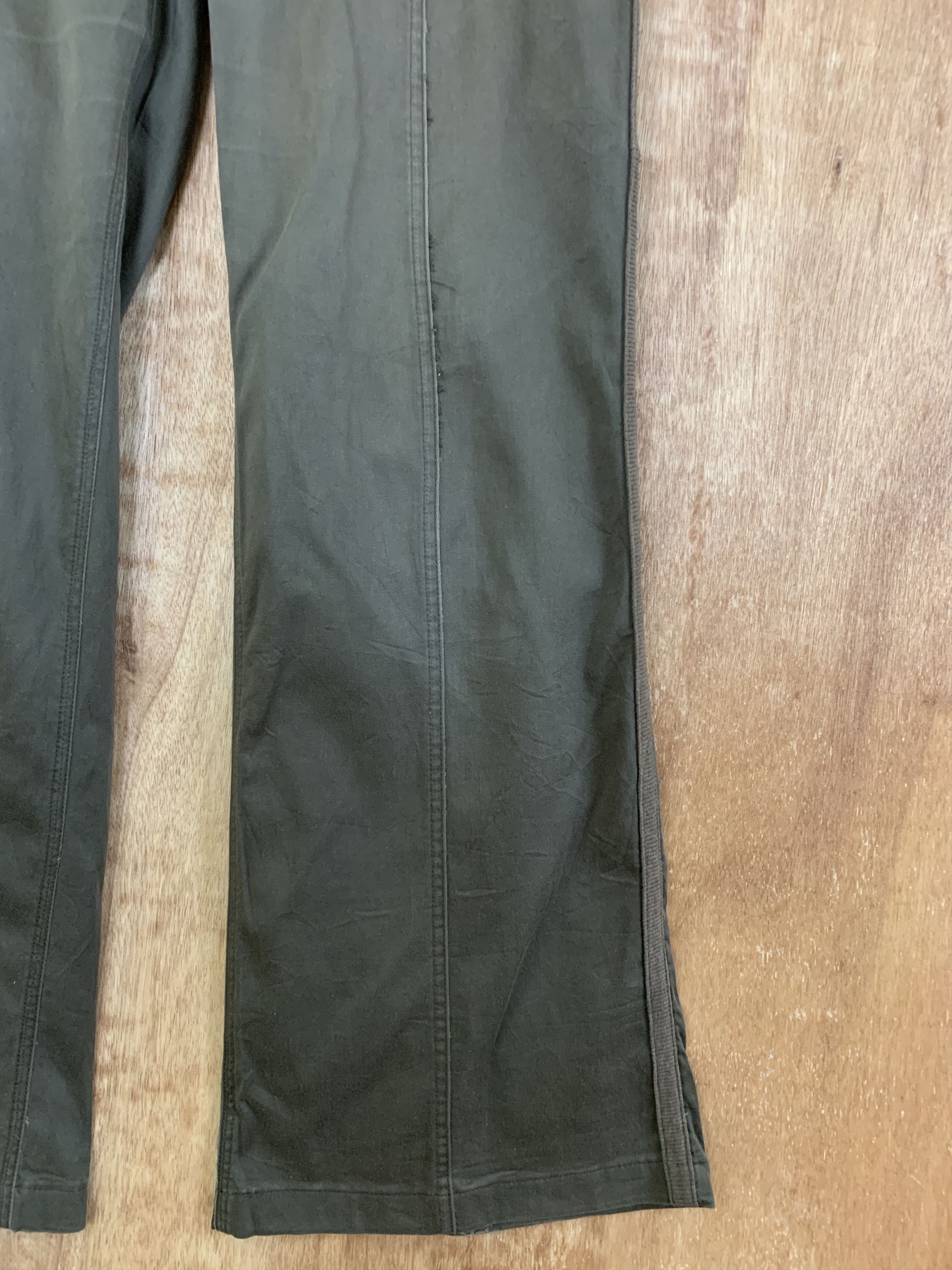If Six Was Nine Flared Brush Brown Soft Pants Double Knee Vintage Size US 28 / EU 44 - 8 Thumbnail