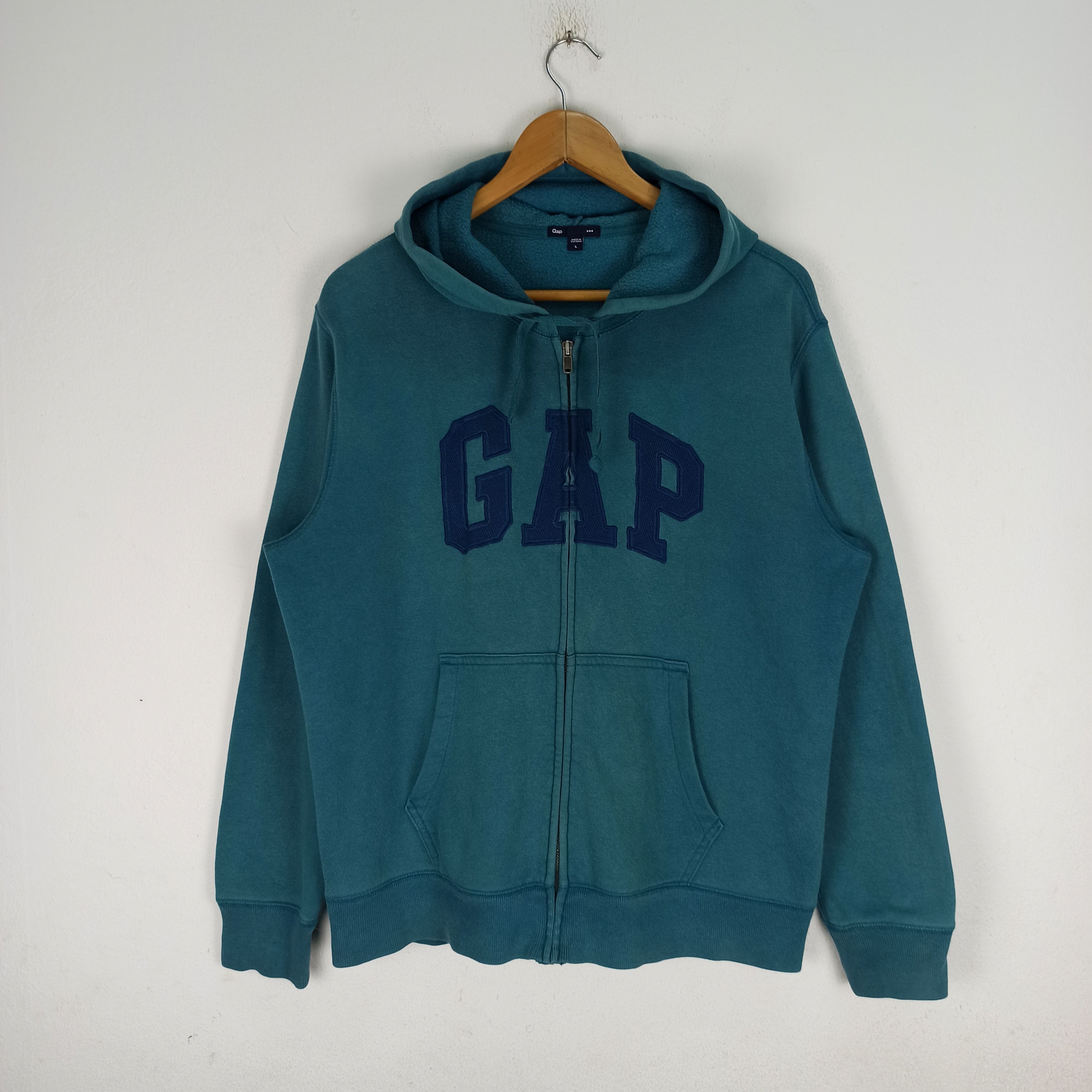 Steal 💥 Y2k Green Gap Hoodie Zipper Travis Scott Style