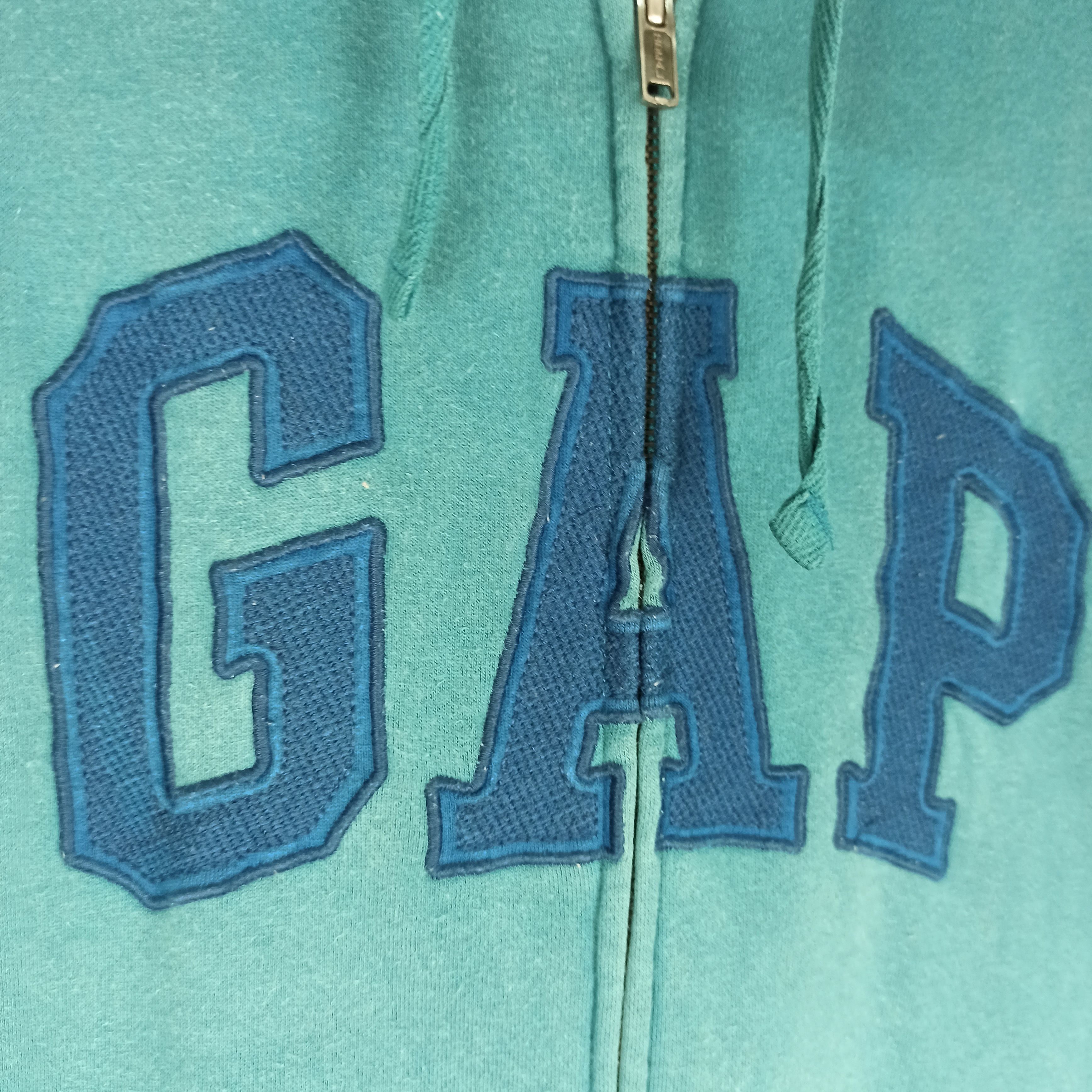 Gap Steal 💥 Y2k Green Gap Hoodie Zipper Travis Scott Style Size US L / EU 52-54 / 3 - 3 Thumbnail