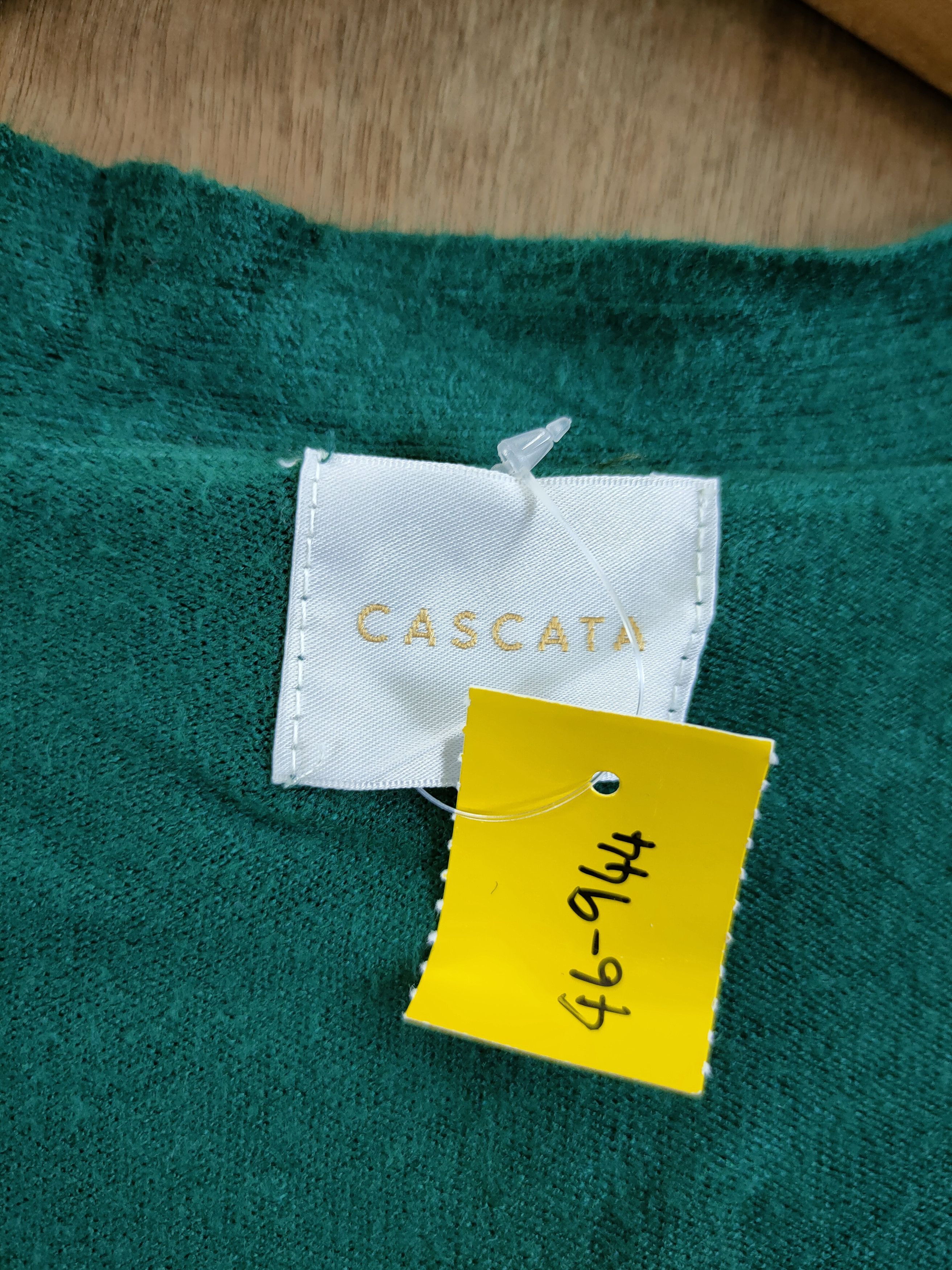 Japanese Brand D Cascata Long cardigan knitwear green #46-944 Size US M / EU 48-50 / 2 - 5 Thumbnail