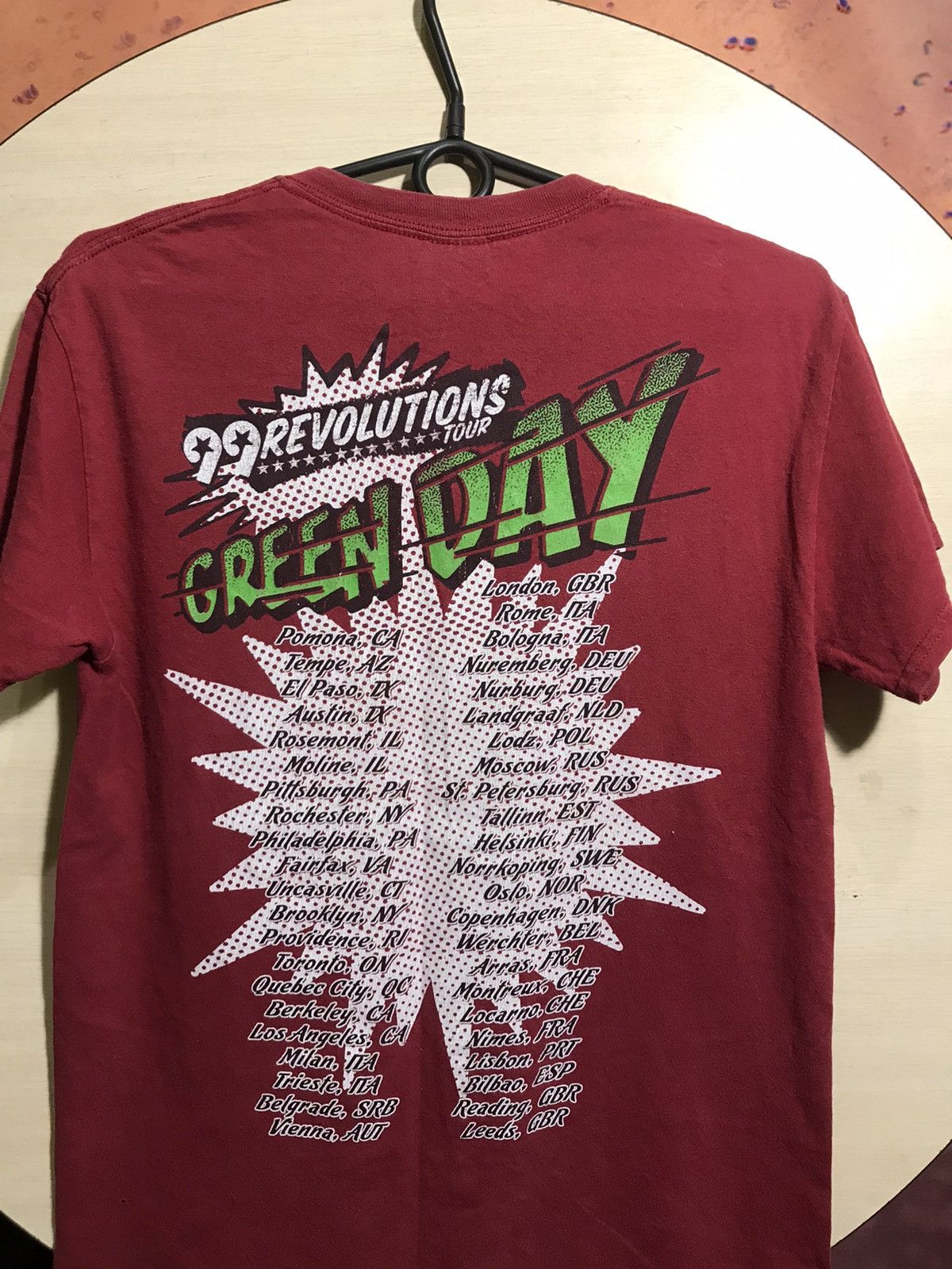 Band Tees Vintage Green Day band rock tee Size US S / EU 44-46 / 1 - 5 Thumbnail