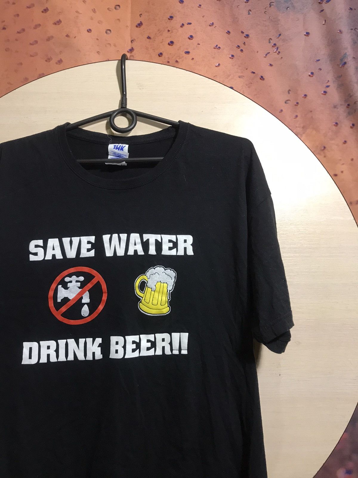 Drink Beer Save Water Drink beer save water streetwear vintage tee Size US L / EU 52-54 / 3 - 1 Thumbnail