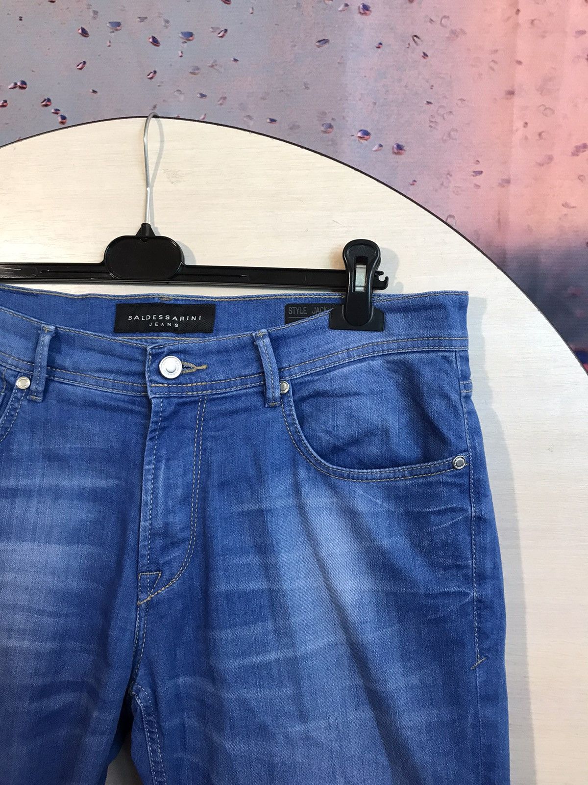 Baldessarini Baldessarini Selvage Men Distressed Jeans Size 34/34 Size US 34 / EU 50 - 1 Thumbnail