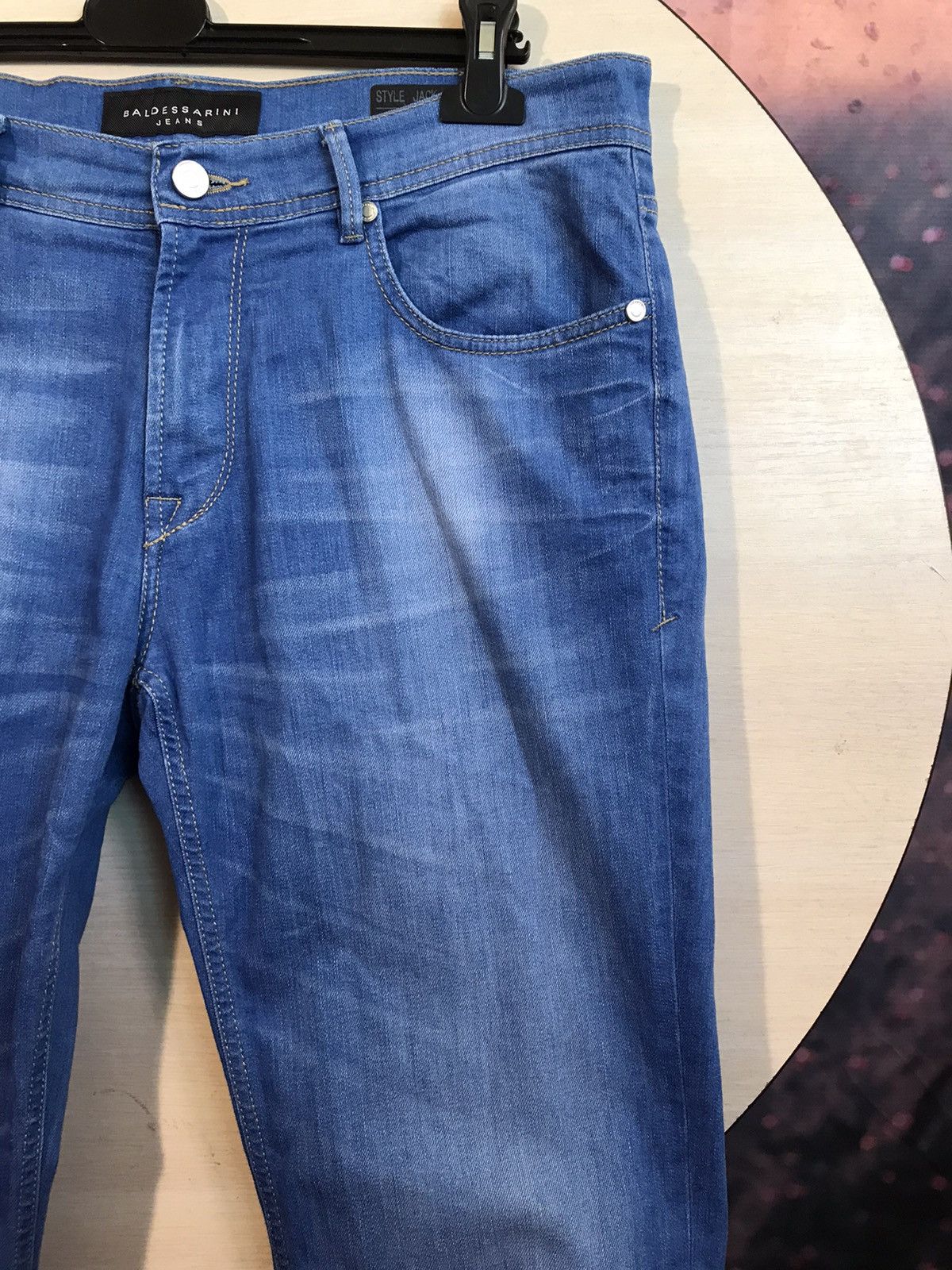 Baldessarini Baldessarini Selvage Men Distressed Jeans Size 34/34 Size US 34 / EU 50 - 3 Thumbnail