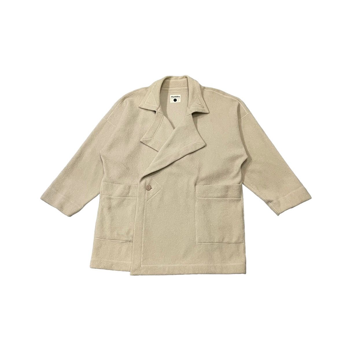 Vintage Plantation By Issey Miyake Wool Long Jacket
