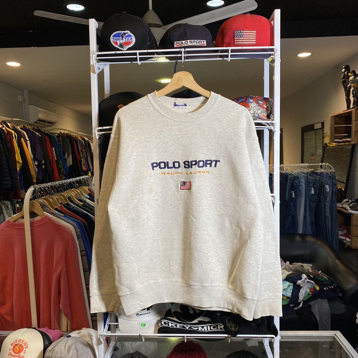 Polo Sport Ralph Lauren Spellout Embroidery Sweatshirts