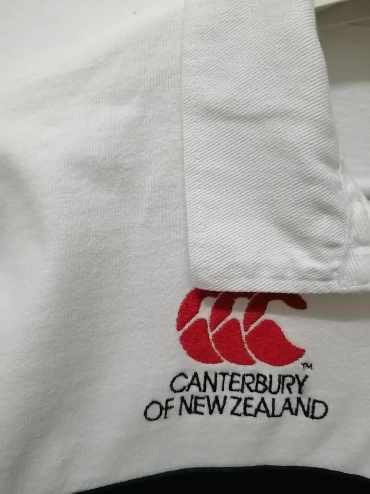 Vintage Vintage CANTERBURY ALL BLACK Polo Shirt - Size M Size US M / EU 48-50 / 2 - 7 Thumbnail