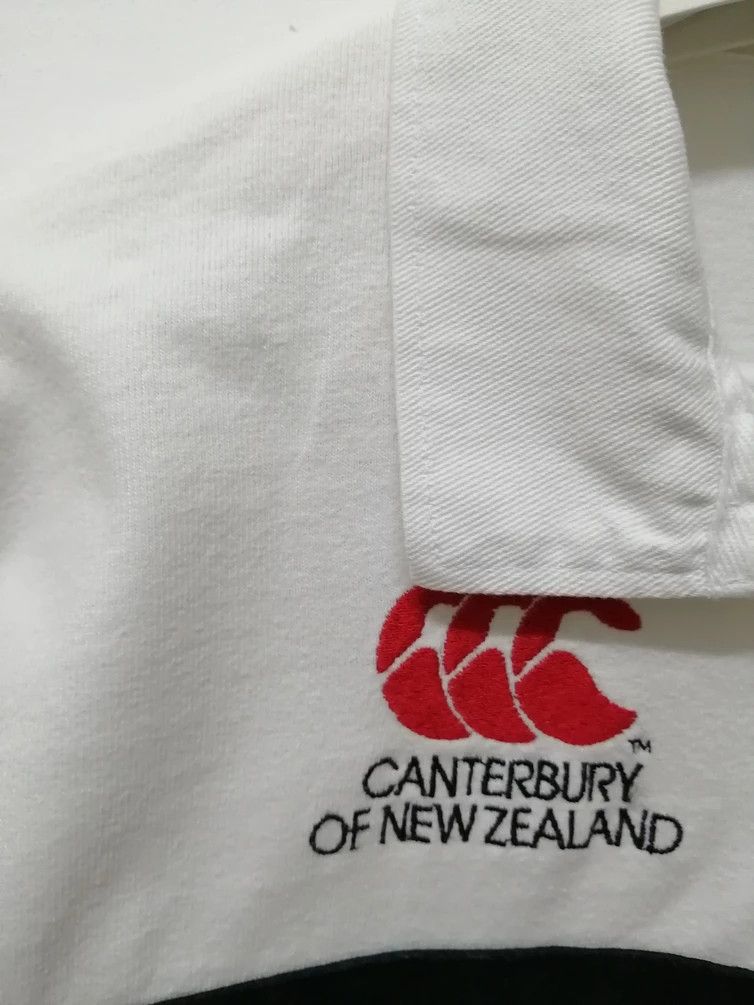 Vintage Vintage CANTERBURY ALL BLACK Polo Shirt - Size M Size US M / EU 48-50 / 2 - 6 Thumbnail