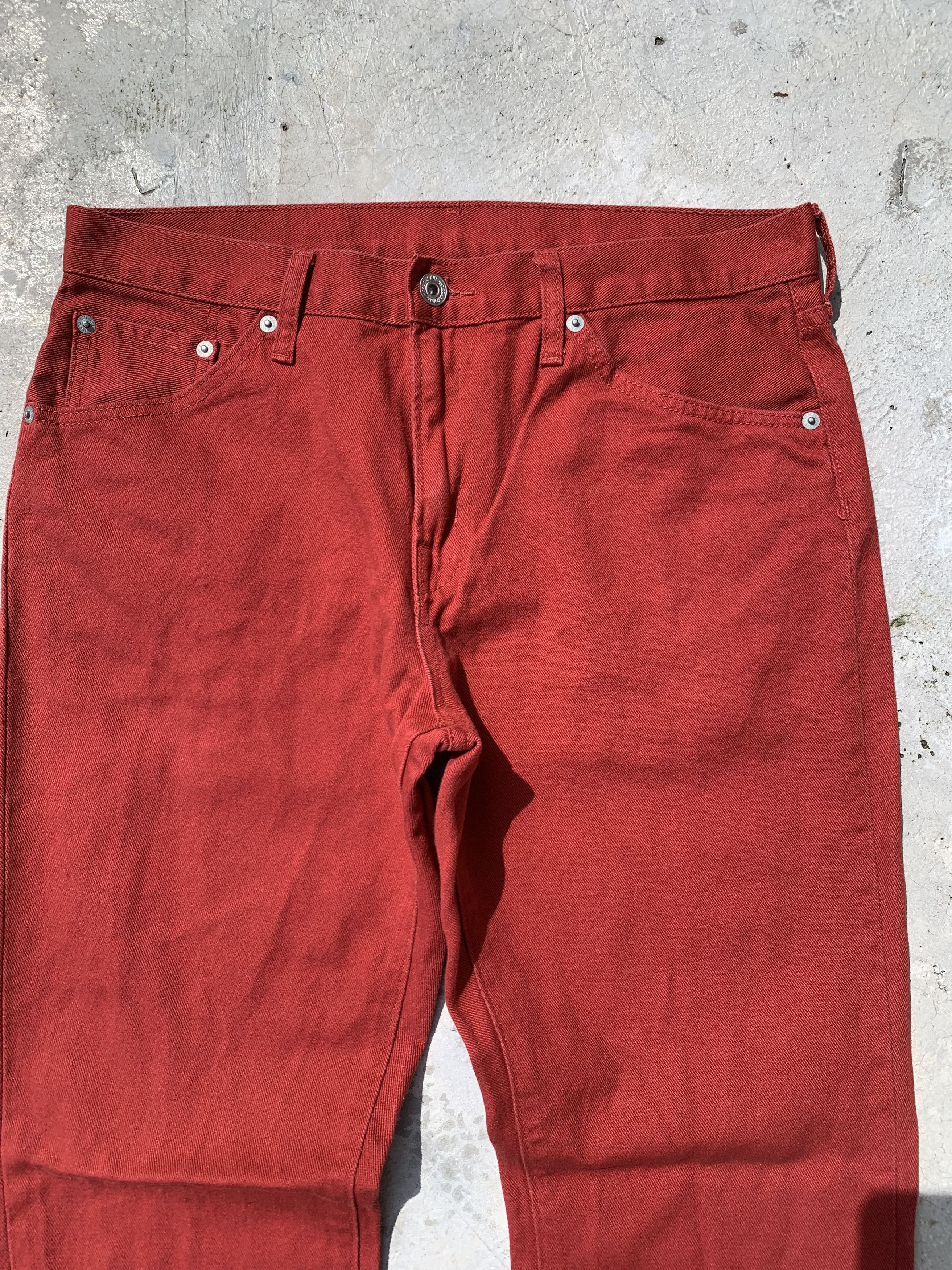 GU GU Red Pants Size US 32 / EU 48 - 3 Thumbnail