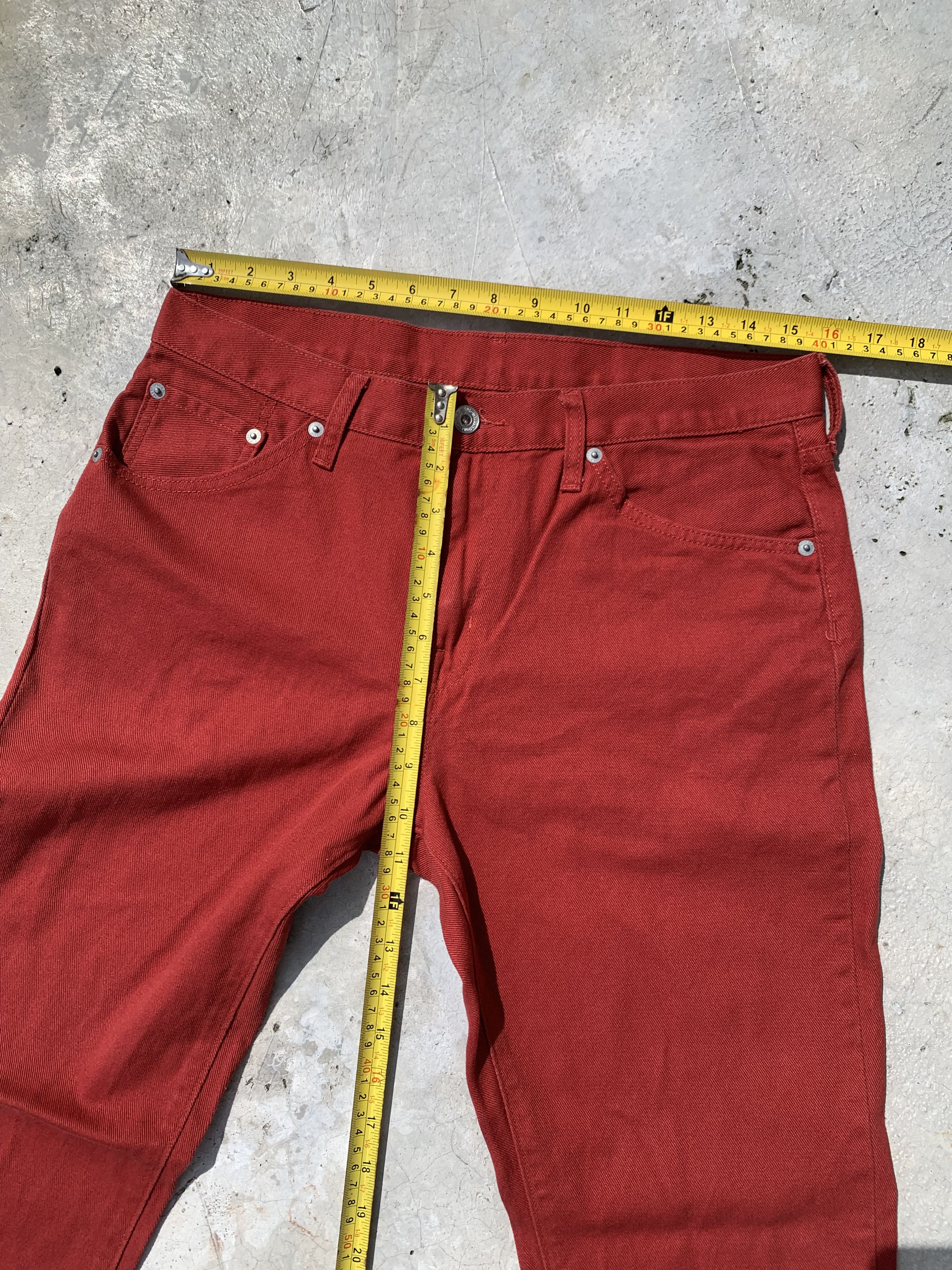 GU GU Red Pants Size US 32 / EU 48 - 5 Thumbnail