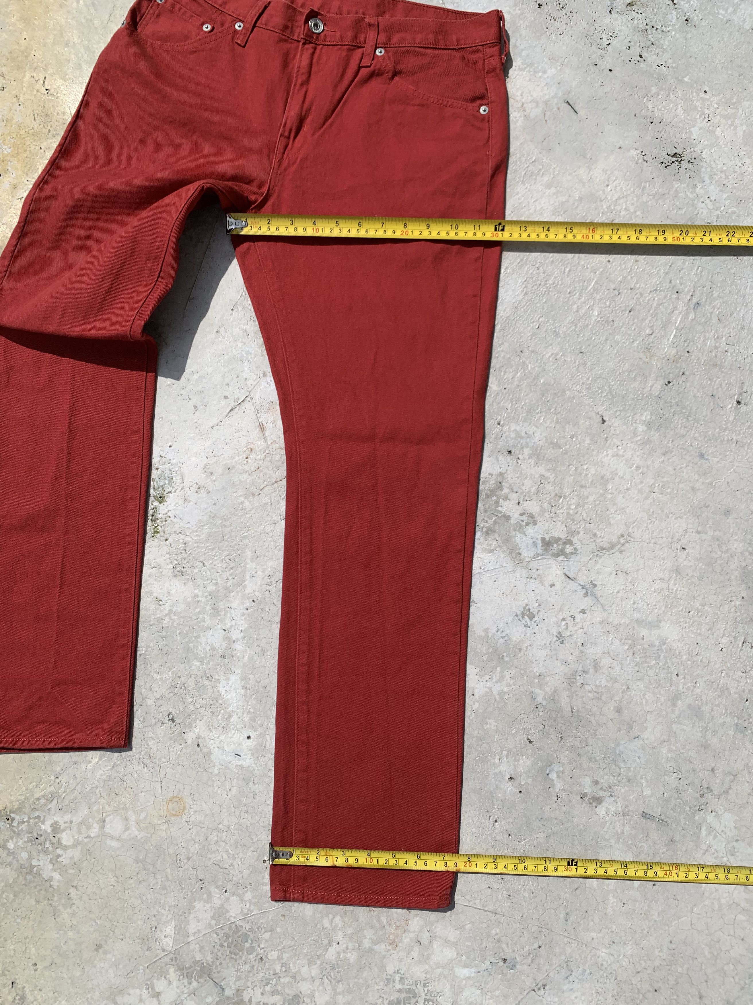 GU GU Red Pants Size US 32 / EU 48 - 7 Thumbnail
