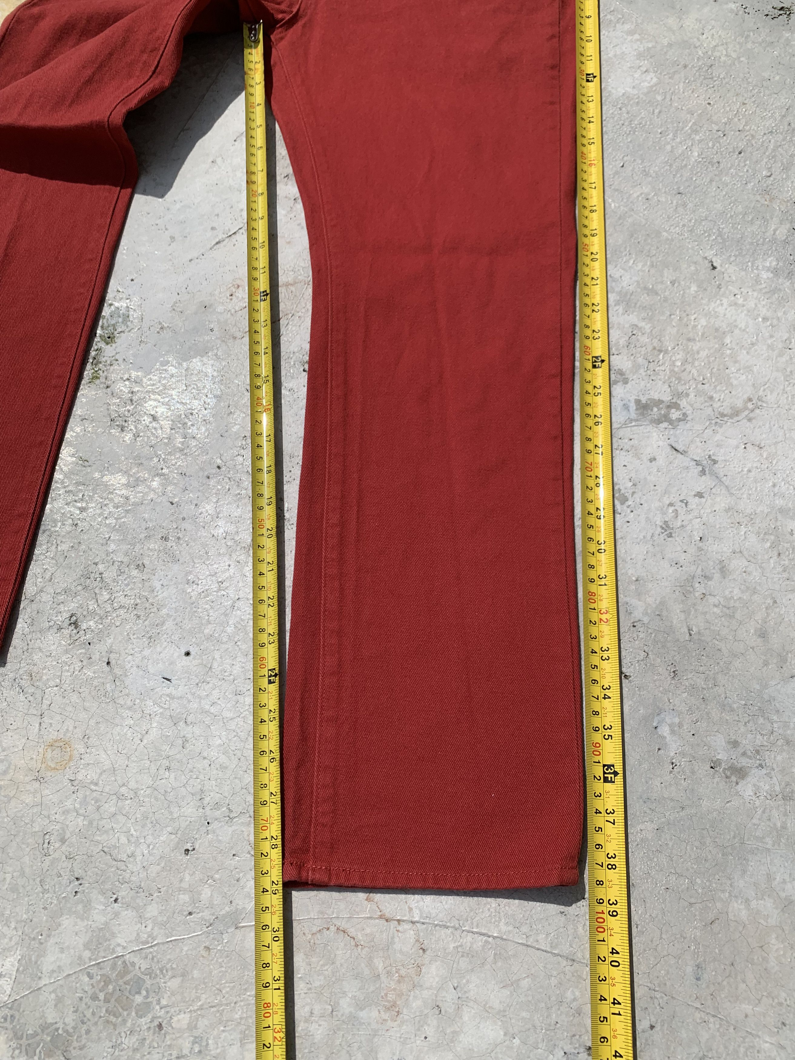 GU GU Red Pants Size US 32 / EU 48 - 6 Thumbnail