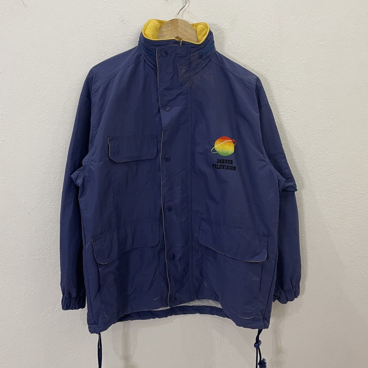 Japanese Brand Vintage 24 Hour Television Embroidery Logo Jacket Size US XL / EU 56 / 4 - 1 Thumbnail