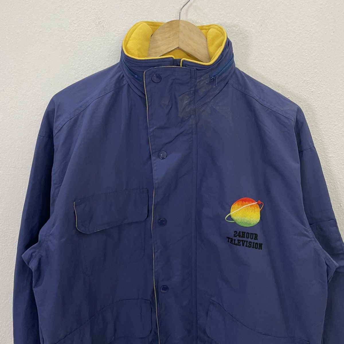 Japanese Brand Vintage 24 Hour Television Embroidery Logo Jacket Size US XL / EU 56 / 4 - 4 Thumbnail