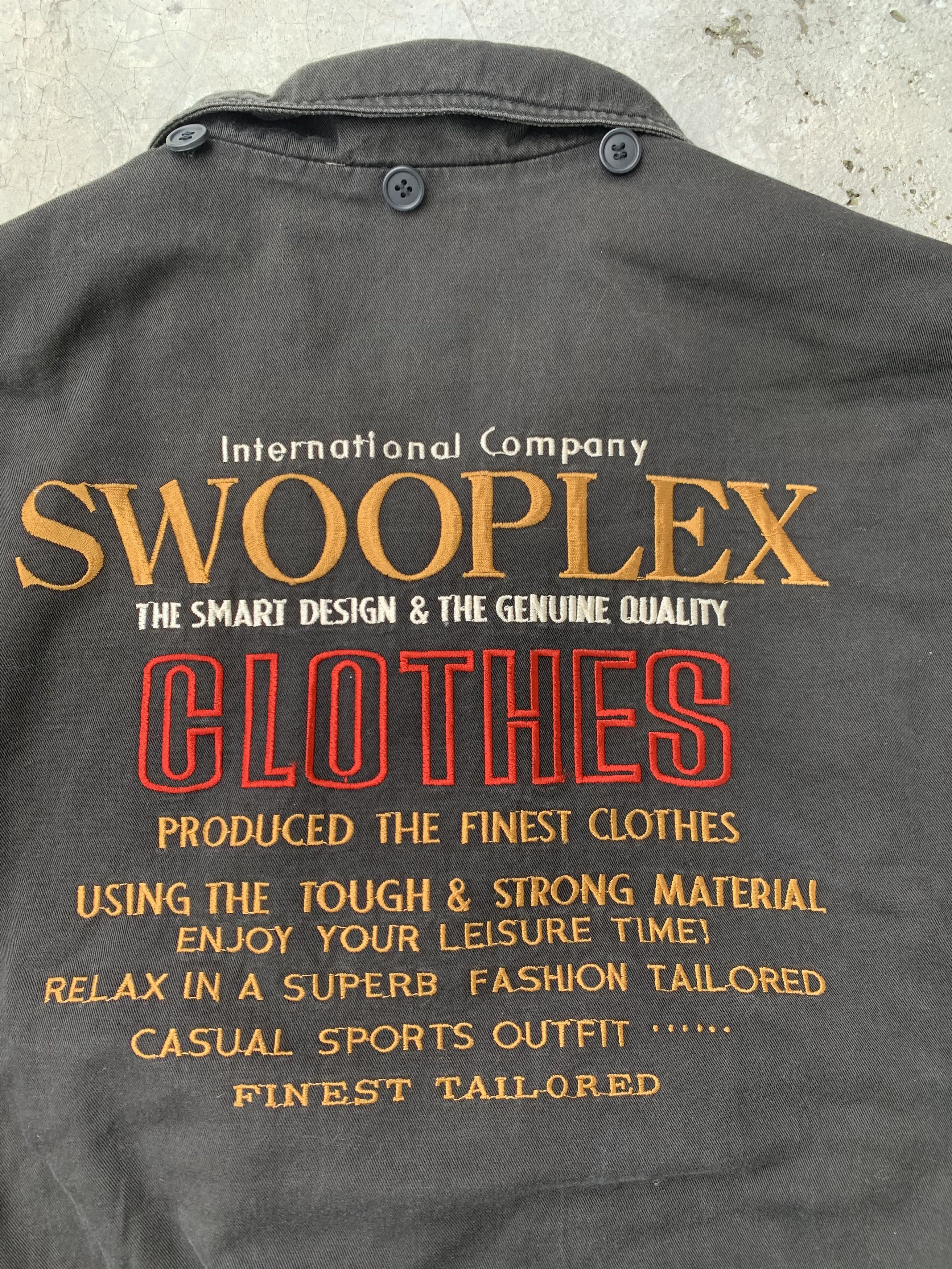 Japanese Brand Vintage Swooplex Wild Club Embroidery Quilted Lined Bomber Size US M / EU 48-50 / 2 - 3 Thumbnail