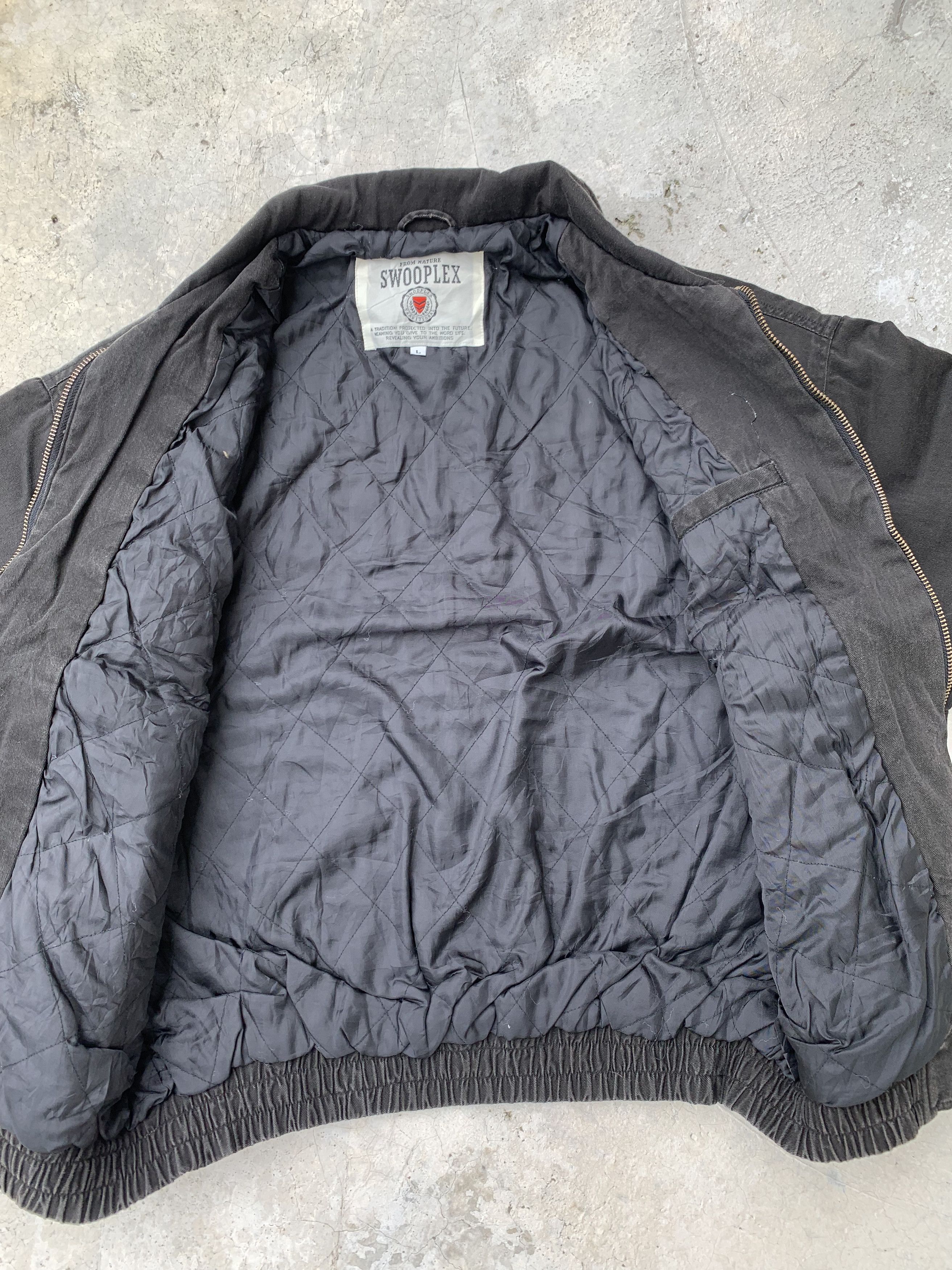 Japanese Brand Vintage Swooplex Wild Club Embroidery Quilted Lined Bomber Size US M / EU 48-50 / 2 - 10 Thumbnail