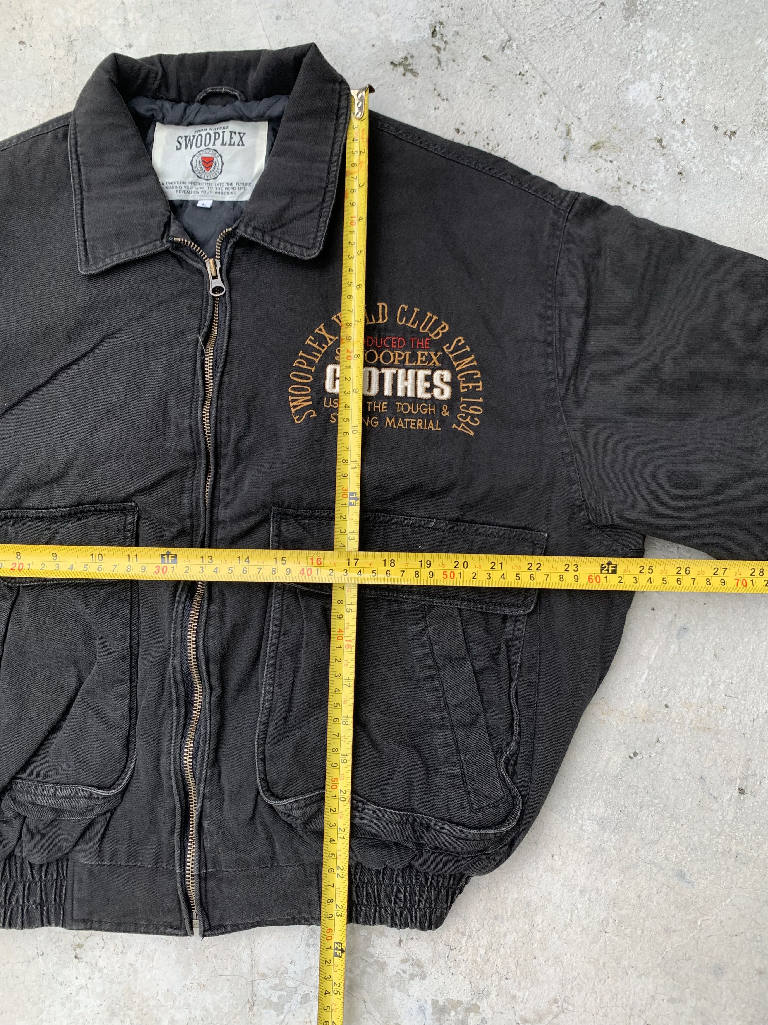 Japanese Brand Vintage Swooplex Wild Club Embroidery Quilted Lined Bomber Size US M / EU 48-50 / 2 - 7 Thumbnail