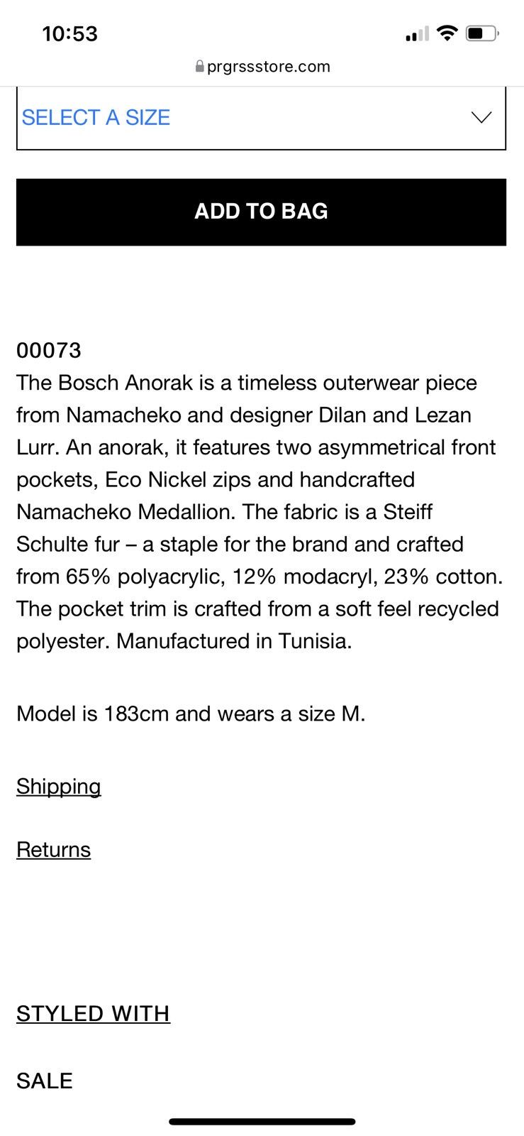 Namacheko Namacheko FW21 Bosch Anorak Brown Sand Size US M / EU 48-50 / 2 - 22 Thumbnail