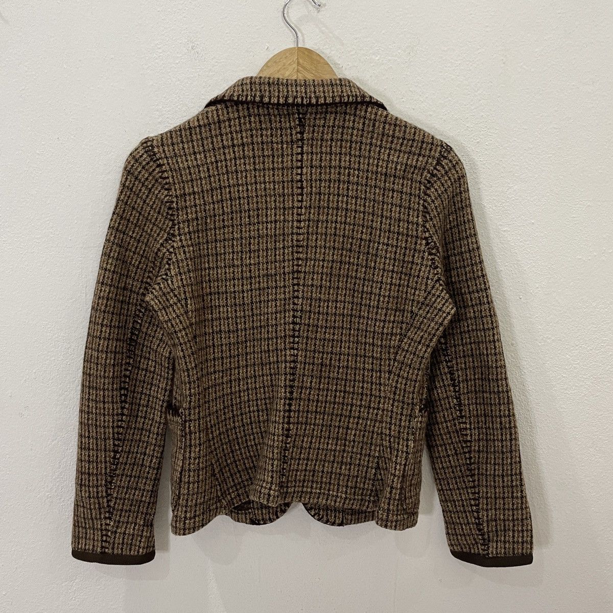 Issey Miyake Vintage Zucca By Issey Miyake Tweed Jacket Size M / US 6-8 / IT 42-44 - 7 Thumbnail