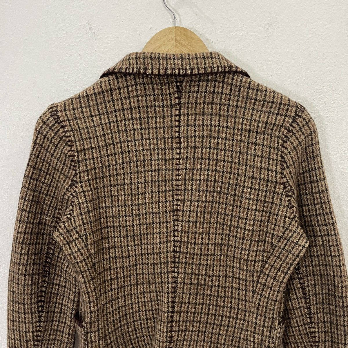 Issey Miyake Vintage Zucca By Issey Miyake Tweed Jacket Size M / US 6-8 / IT 42-44 - 10 Thumbnail
