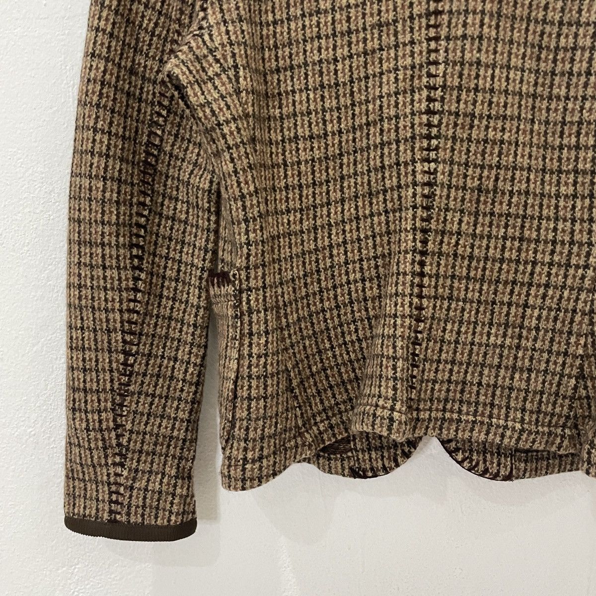 Issey Miyake Vintage Zucca By Issey Miyake Tweed Jacket Size M / US 6-8 / IT 42-44 - 9 Thumbnail