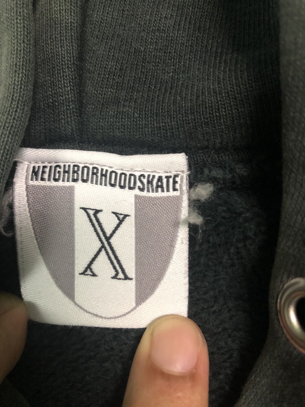 Neighborhood Vintage Neighborhood Skate Hoodie 27 Faded Black Size US XL / EU 56 / 4 - 7 Thumbnail