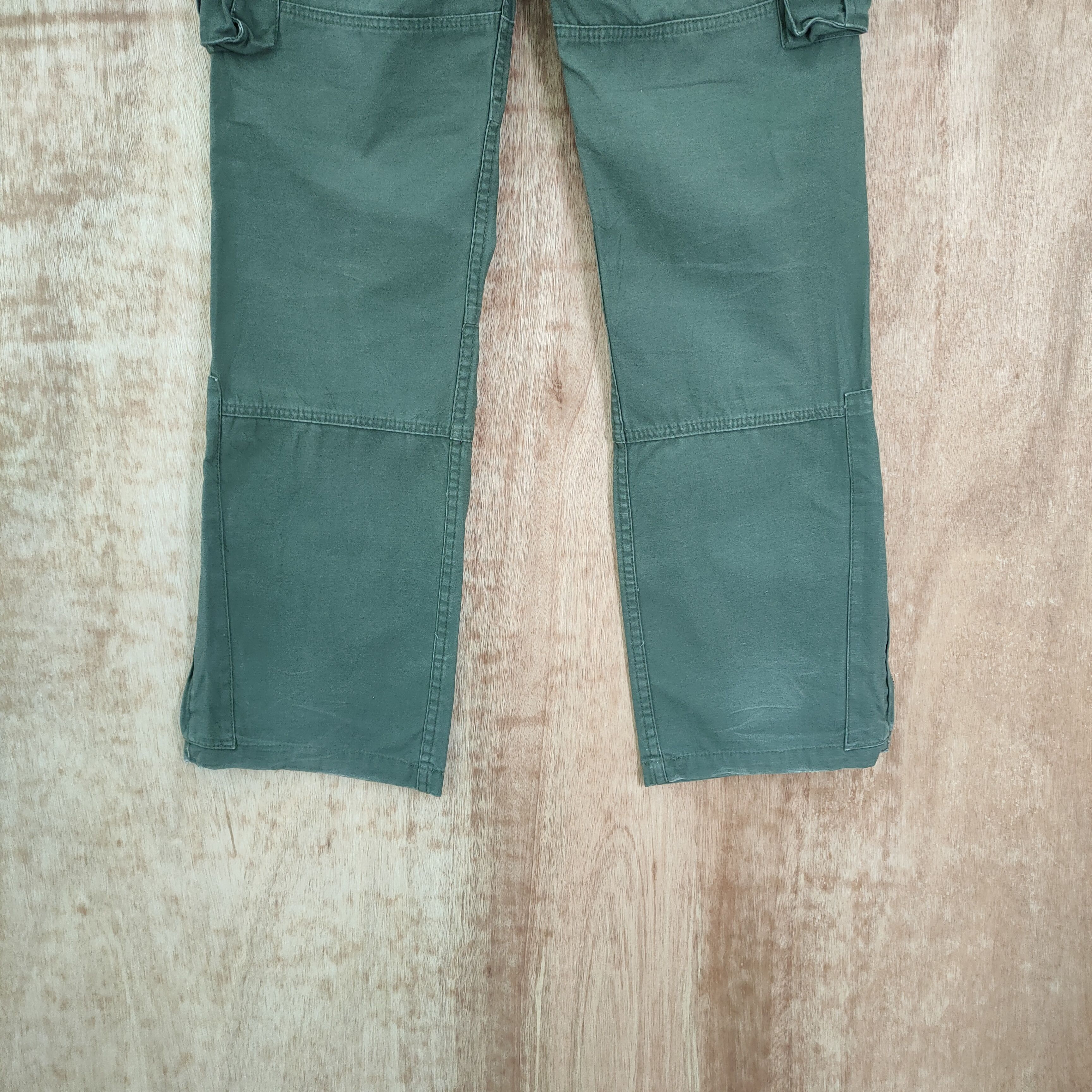Japanese Brand VINTAGE JUNGLE STORM CARGO PANTS ZIPPER OPEN LEG Size US 30 / EU 46 - 6 Thumbnail
