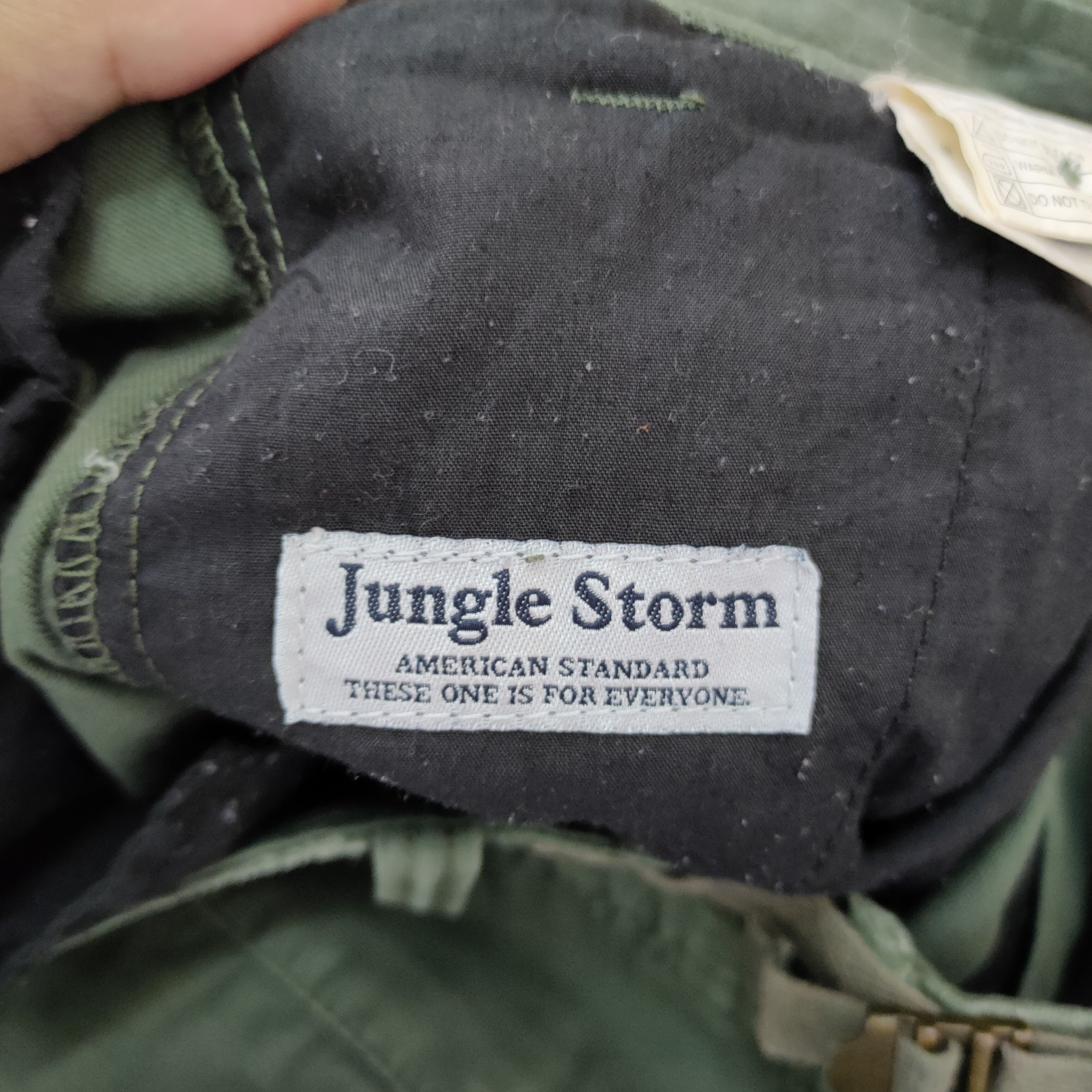 Japanese Brand VINTAGE JUNGLE STORM CARGO PANTS ZIPPER OPEN LEG Size US 30 / EU 46 - 14 Thumbnail